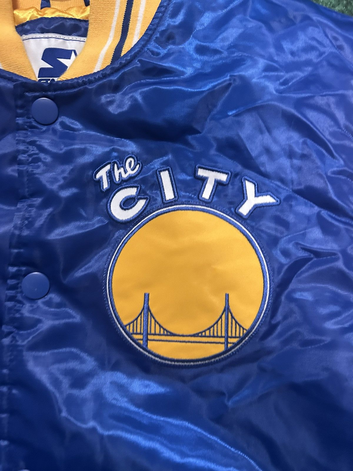 Starter Vintage Golden State Warriors Starter Jacket Size US M / EU 48-50 / 2 - 2 Thumbnail