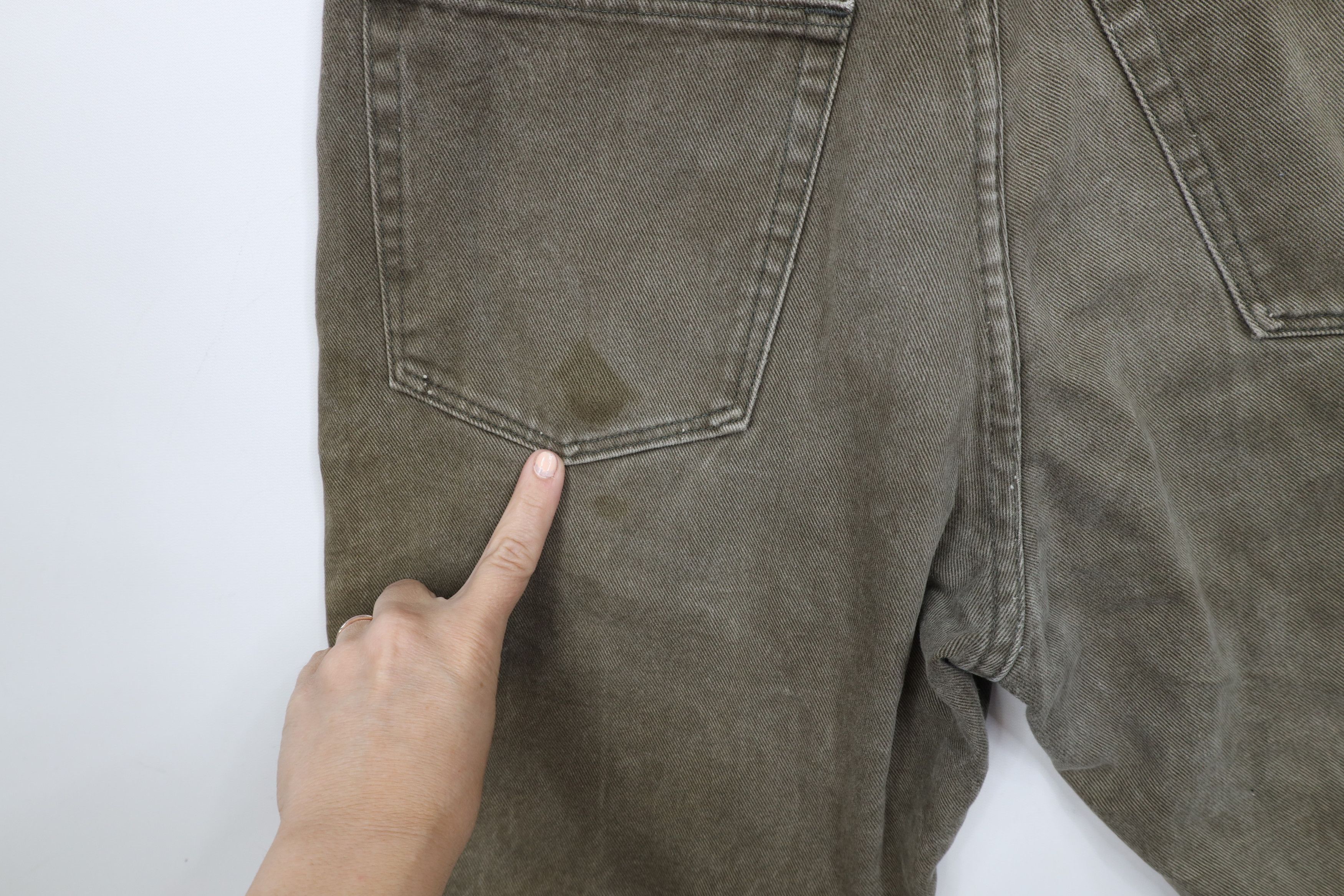 Wrangler Vintage 90s Wrangler Above Knee Denim Jean Shorts Green USA Size US 32 / EU 48 - 13 Thumbnail