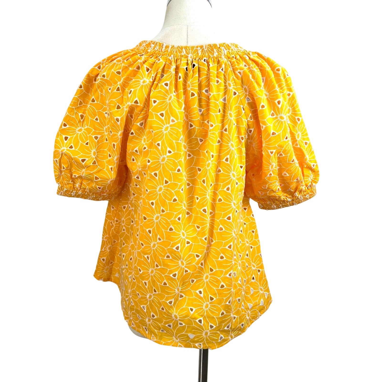 Other Never A Wallflower Marakesh Floral Eyelet Top Size XS / US 0-2 / IT 36-38 - 7 Thumbnail