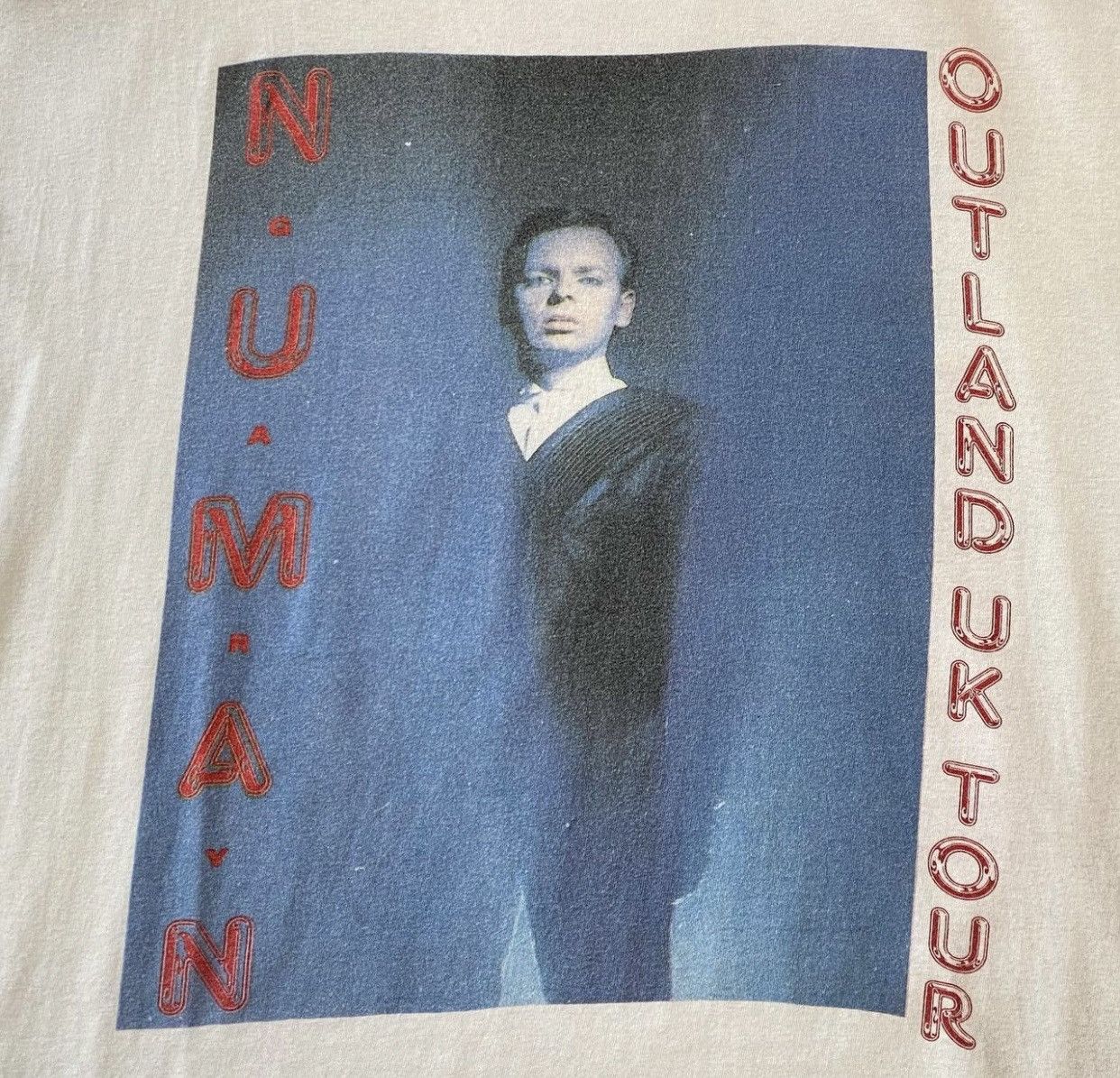Band Tees Vintage Early 90s Garry Numan “OUTLAND “ Uk Tour Tee. Size US L / EU 52-54 / 3 - 3 Thumbnail