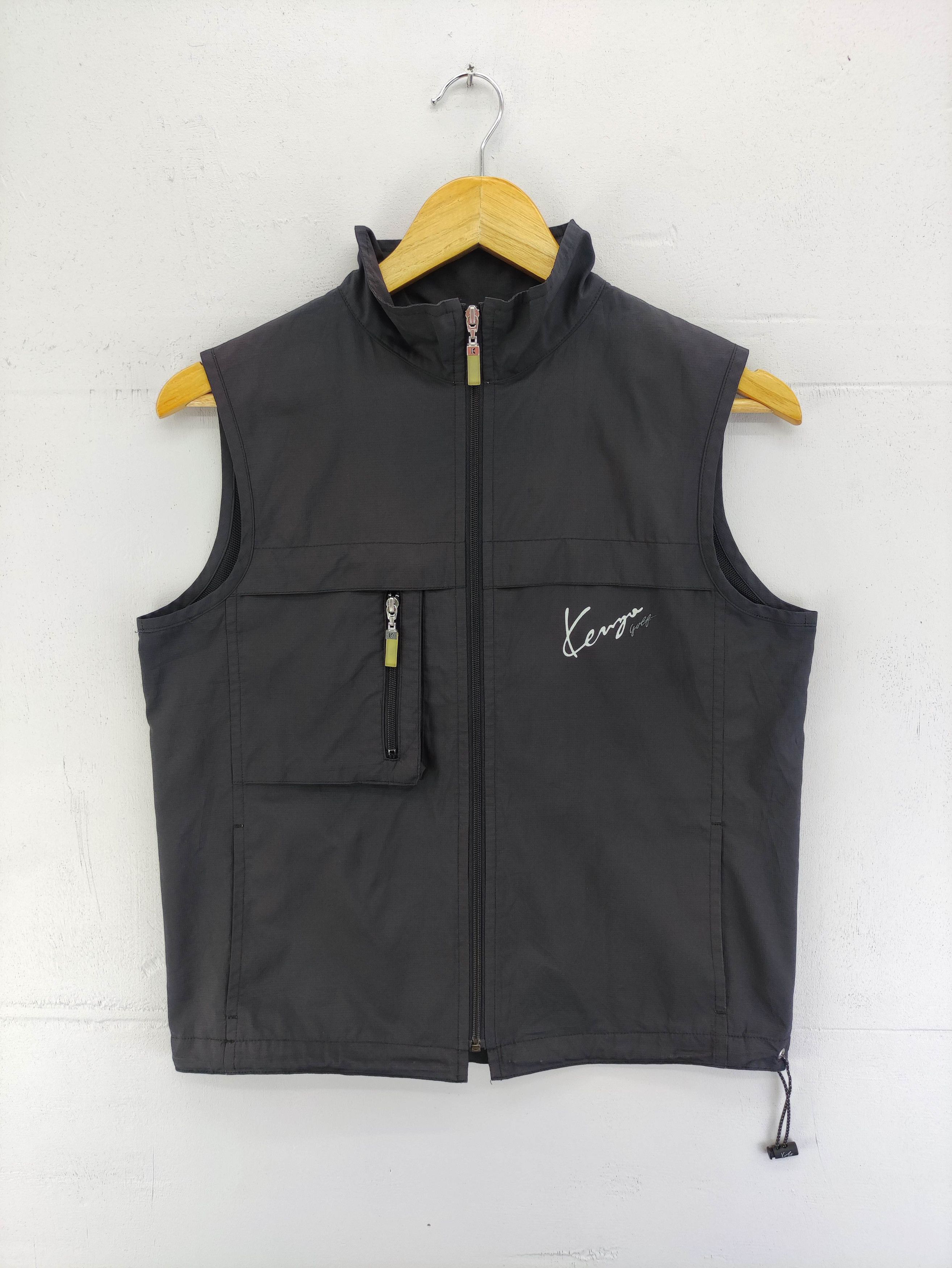 Kenzo Vintage Kenzo Golf Packable Vest Zipper Size US S / EU 44-46 / 1 - 1 Thumbnail