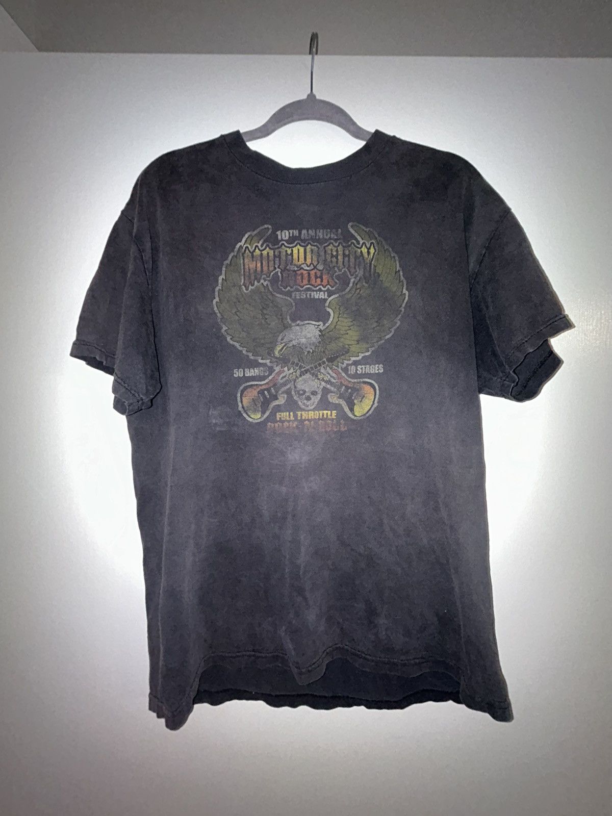 Band Tees × Vintage DISTRESSED/FADED Vintage Motor City Rock Festival T-shirt Size US L / EU 52-54 / 3 - 1 Thumbnail