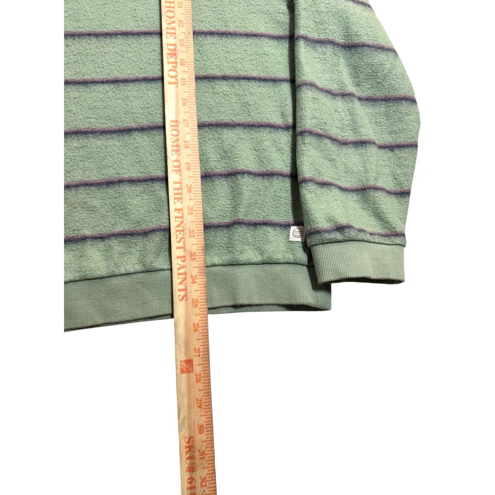 Marine Layer Marine Layer Men’s Sweater Green Purple Navy Stripes L Size US L / EU 52-54 / 3 - 4 Thumbnail