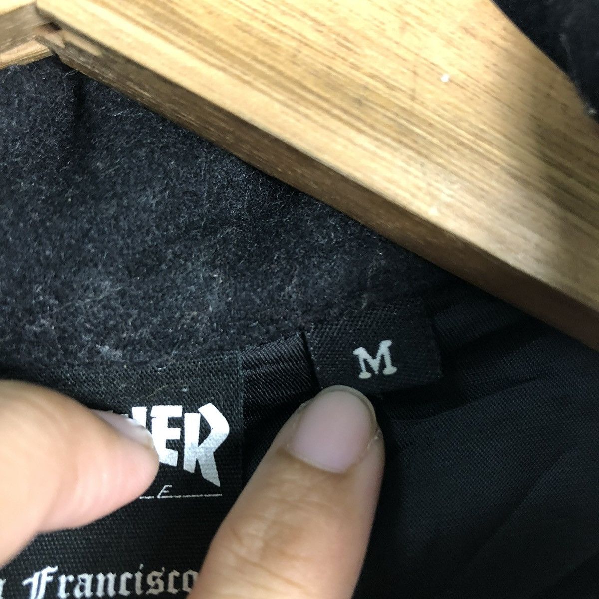 Japanese Brand 🔥VINTAGE BIKER JACKET SKATE THRASHER BIG LOGO PUNK DESIGN Size US M / EU 48-50 / 2 - 20 Thumbnail