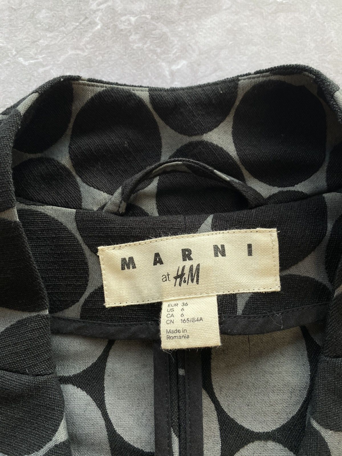 H&M × Marni Rare Marni x H&M Black Coat Size 6 Size M / US 6-8 / IT 42-44 - 3 Thumbnail
