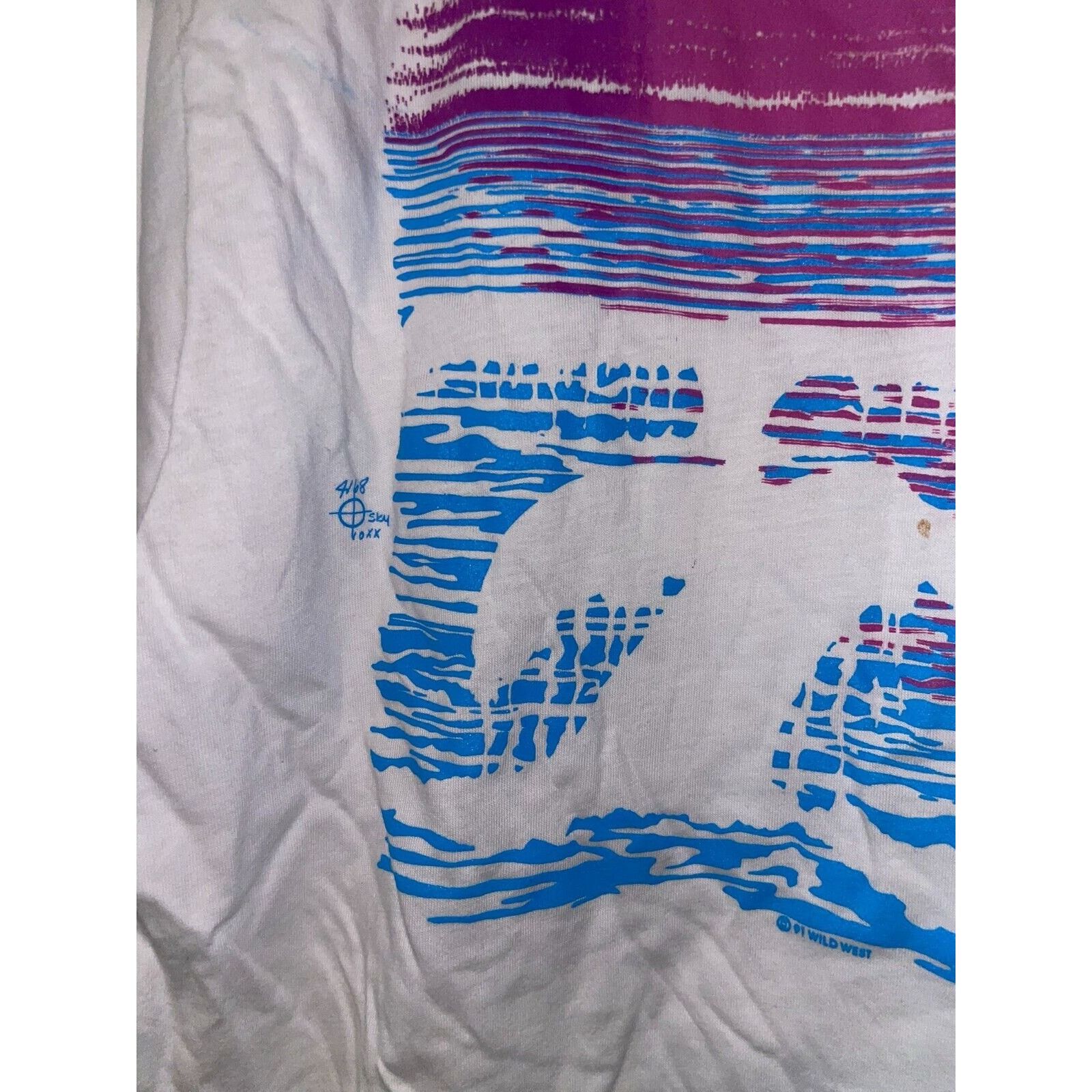 Jerzees Vintage Test Print Shirt YMCA Rockies Whale Tail Tee Summer Size US M / EU 48-50 / 2 - 5 Thumbnail