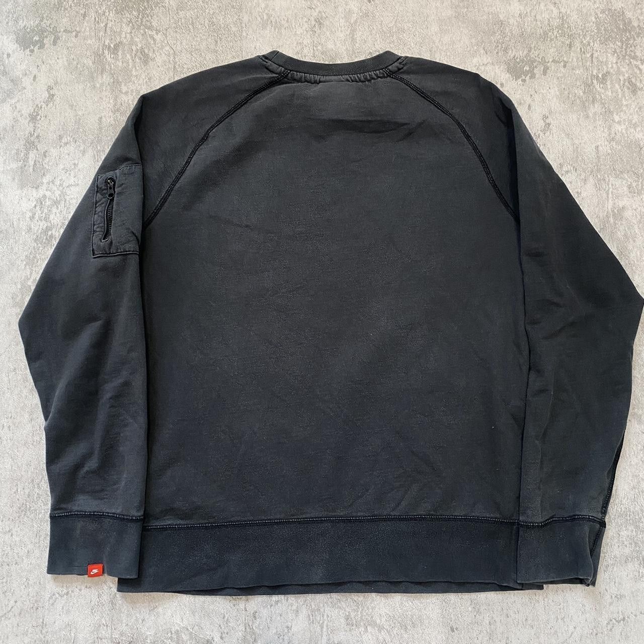 Nike Black Nike crewneck sweatshirt with embroidered Size US M / EU 48-50 / 2 - 2 Thumbnail
