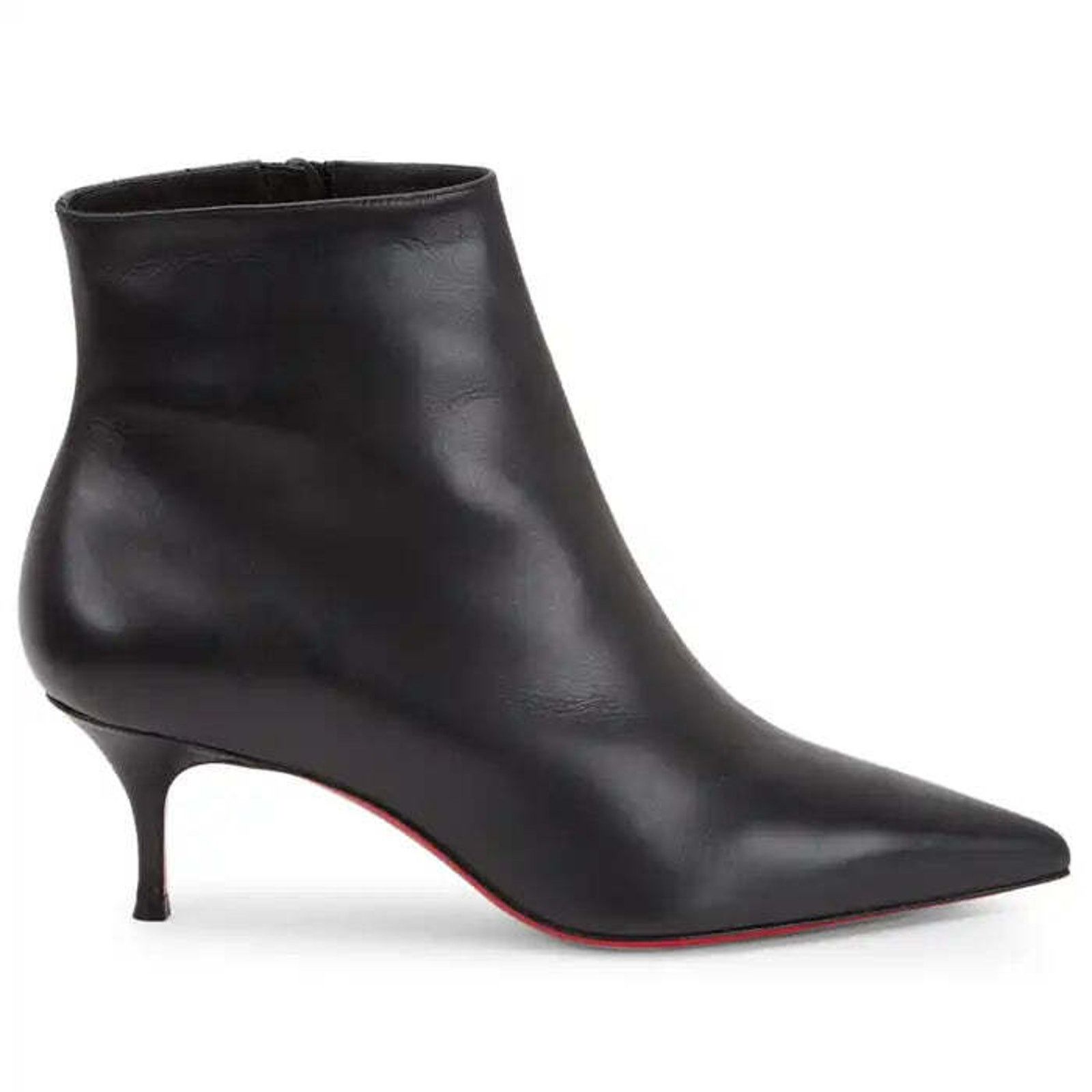 Christian Louboutin Christian Louboutin So Kate Booty 55 Black Leather Ankle Size US 6 / IT 36 - 1 Thumbnail