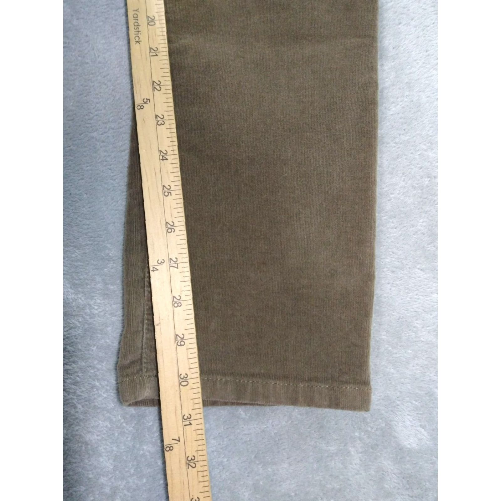 J. Jill J. Jill Pants Womens 8 Slim Straight Leg Corduroy Brown Mid Rise Stretch Size 30" / US 8 / IT 44 - 5 Thumbnail