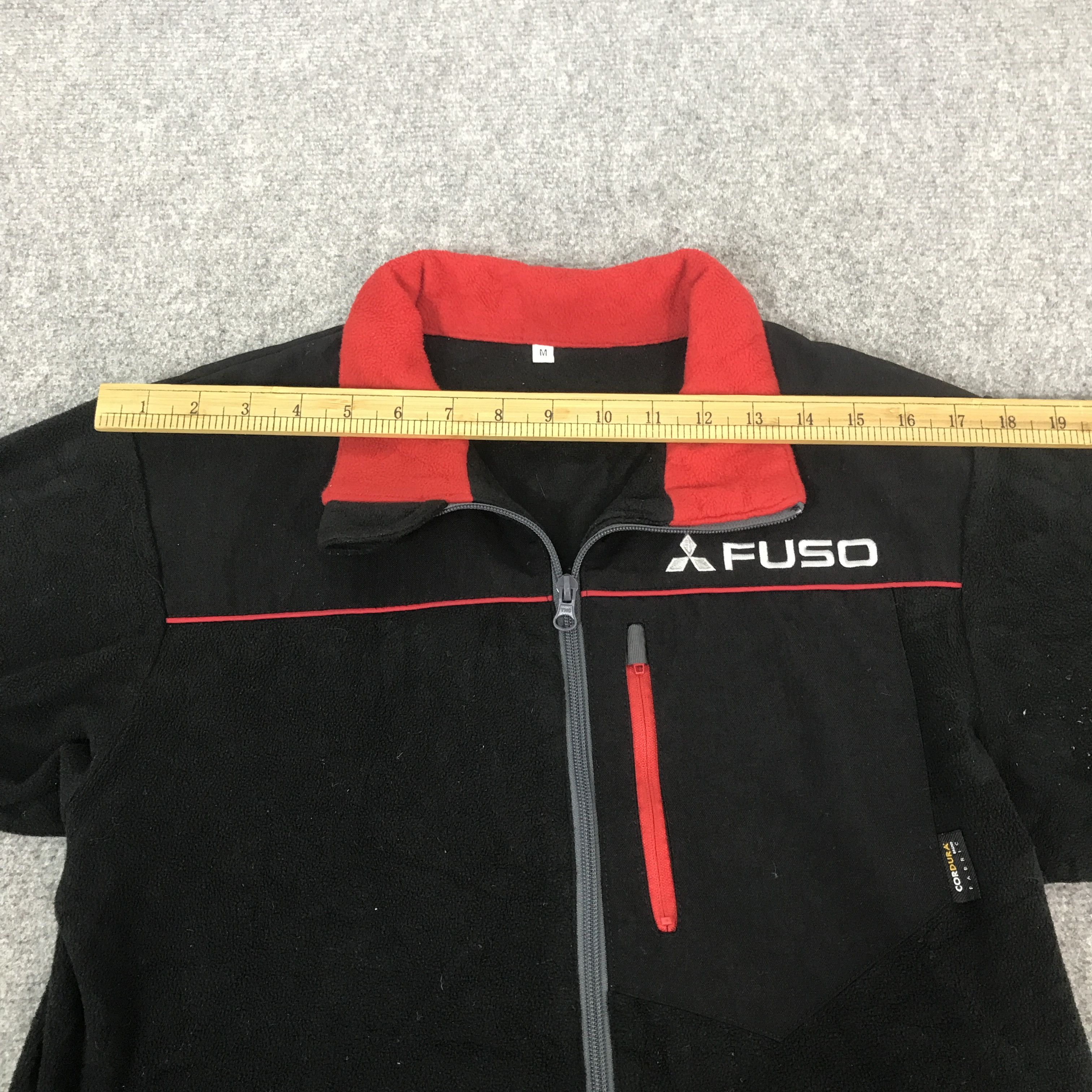 Japanese Brand Fuso Mitsubishi track racing fleece jacket K50B24 Size US M / EU 48-50 / 2 - 6 Thumbnail