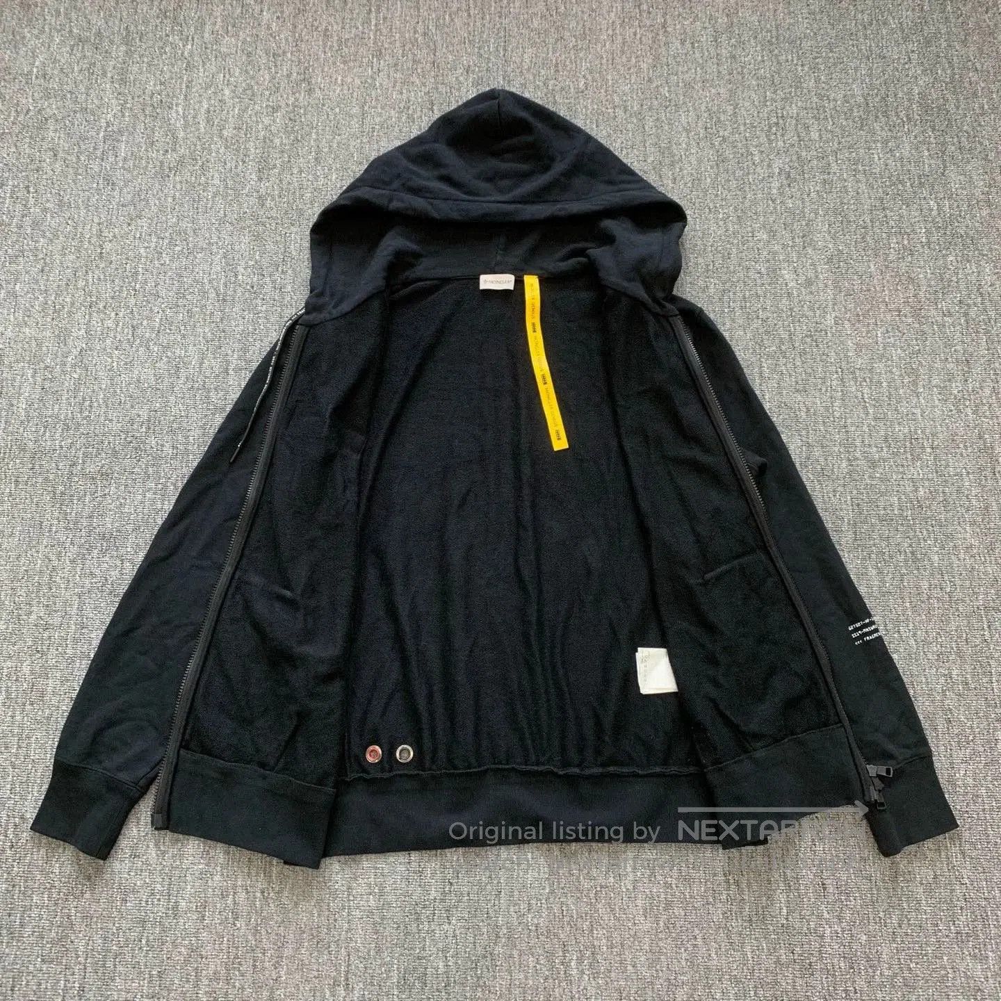 Moncler Genius moncler pharrell williams black logo hoodie. Size US XXL / EU 58 / 5 - 8 Thumbnail
