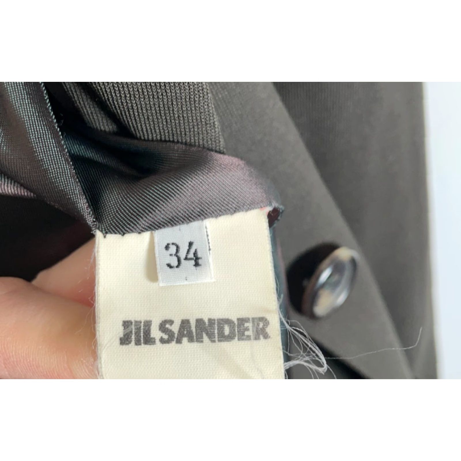 Jil Sander VINTAGE Jil Sander Jacket Women's EU 34 Dark Green Wool Long Blazer 2 XS Regular Germany Mens? Size XS / US 0-2 / IT 36-38 - 4 Thumbnail