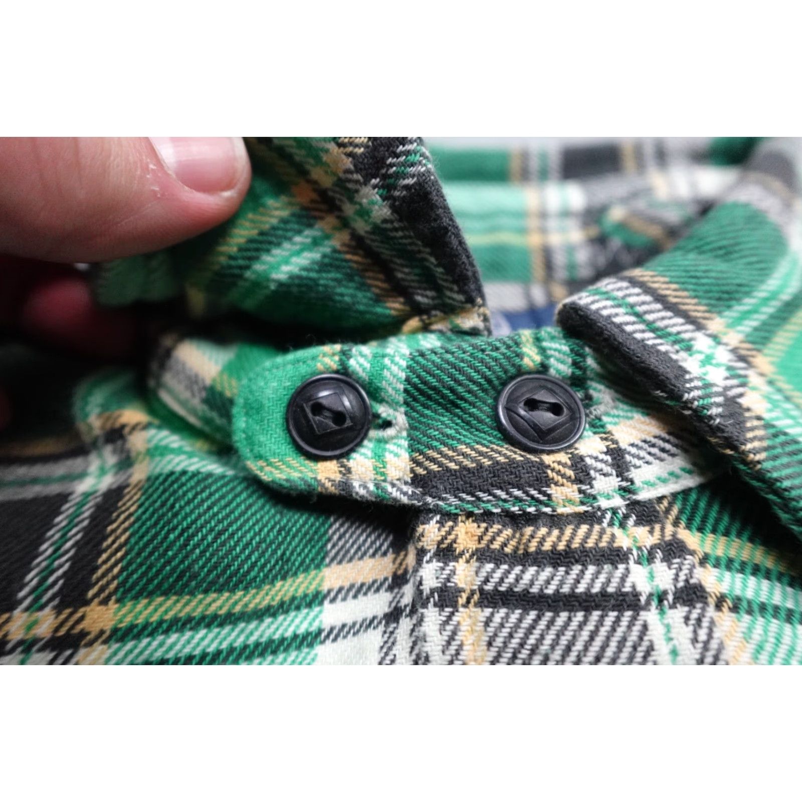 Polo Ralph Lauren Polo Ralph Lauren Twill Button-Up Shirt Mens Large Green Plaid Chin Strap NEW* Size US L / EU 52-54 / 3 - 3 Thumbnail