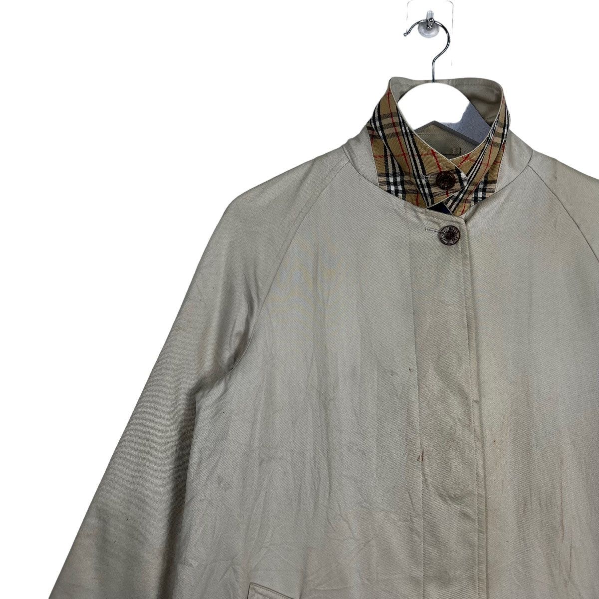 Burberry 🔥 BURBERRY BLUE LABEL NOVA CHECK TRENCH COAT Size M / US 6-8 / IT 42-44 - 6 Thumbnail