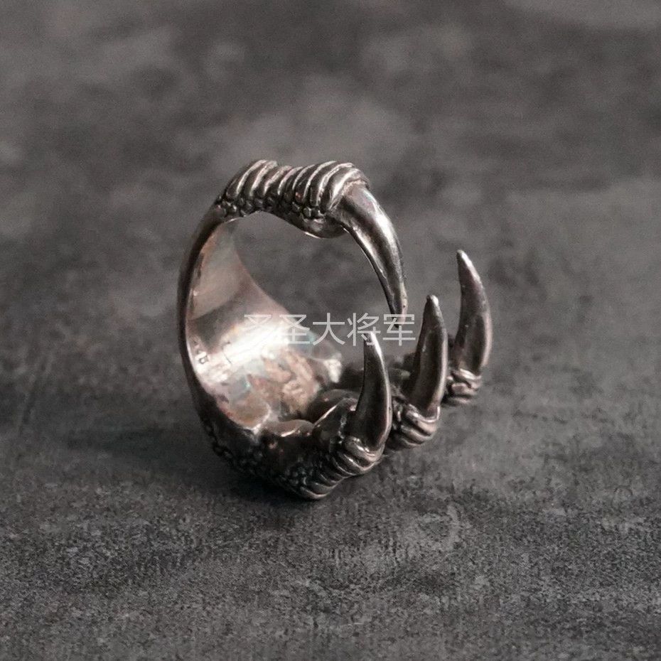 KD2024 KD2024 Distressed Dragon Claw 14+20 Ring - Dark Apocalyptic Size ONE SIZE - 4 Thumbnail