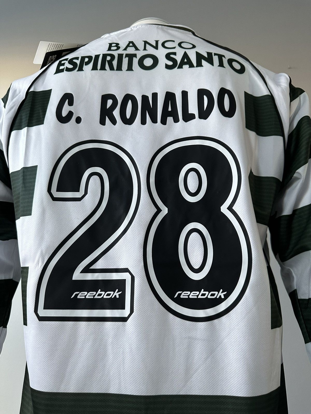 Reebok Cristiano Ronaldo Sporting Lisbon New Men's Soccer Jersey Size US L / EU 52-54 / 3 - 8 Thumbnail