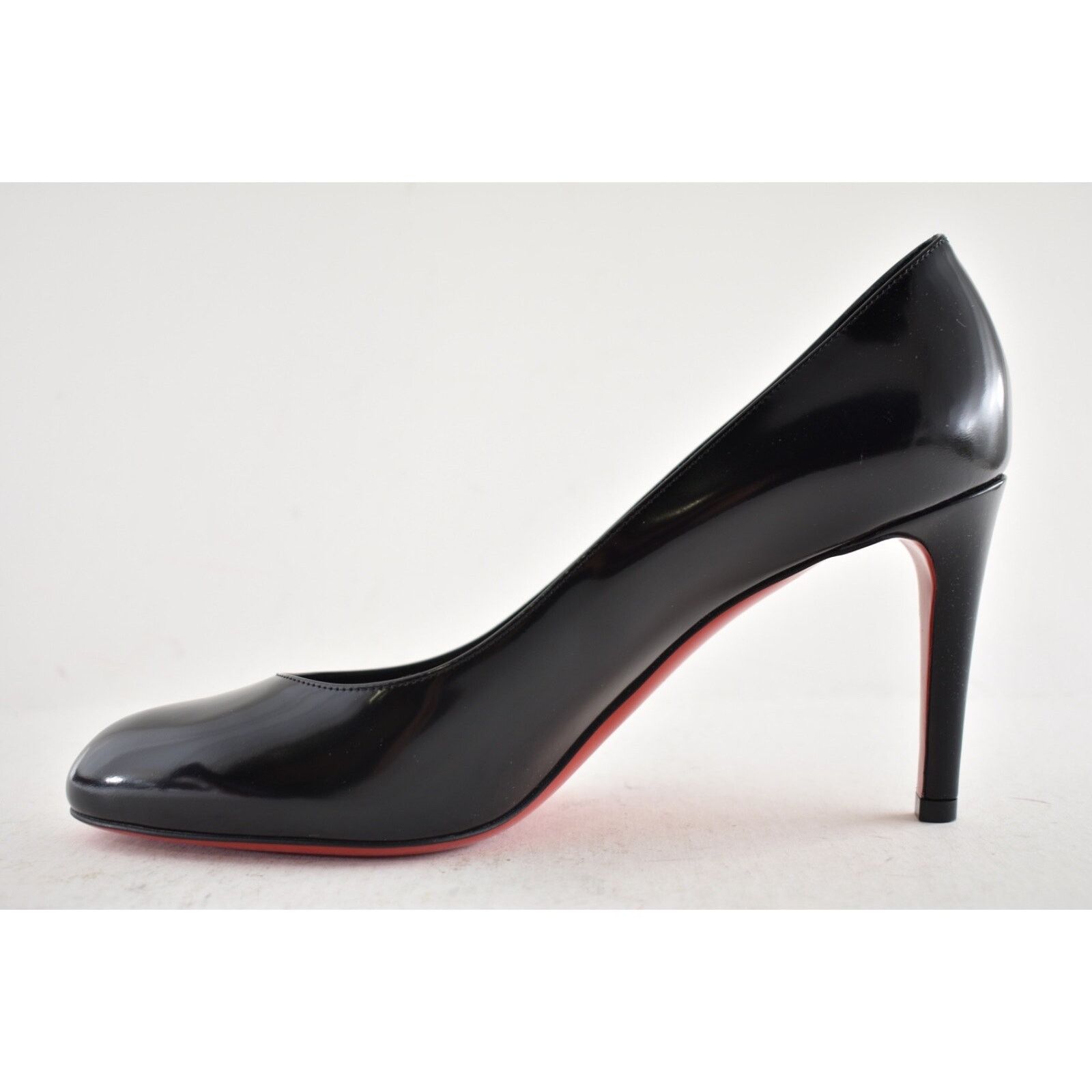 Christian Louboutin Christian Louboutin Pumppie 85 Black Leather Heel Pump 37 Size US 7 / IT 37 - 13 Thumbnail