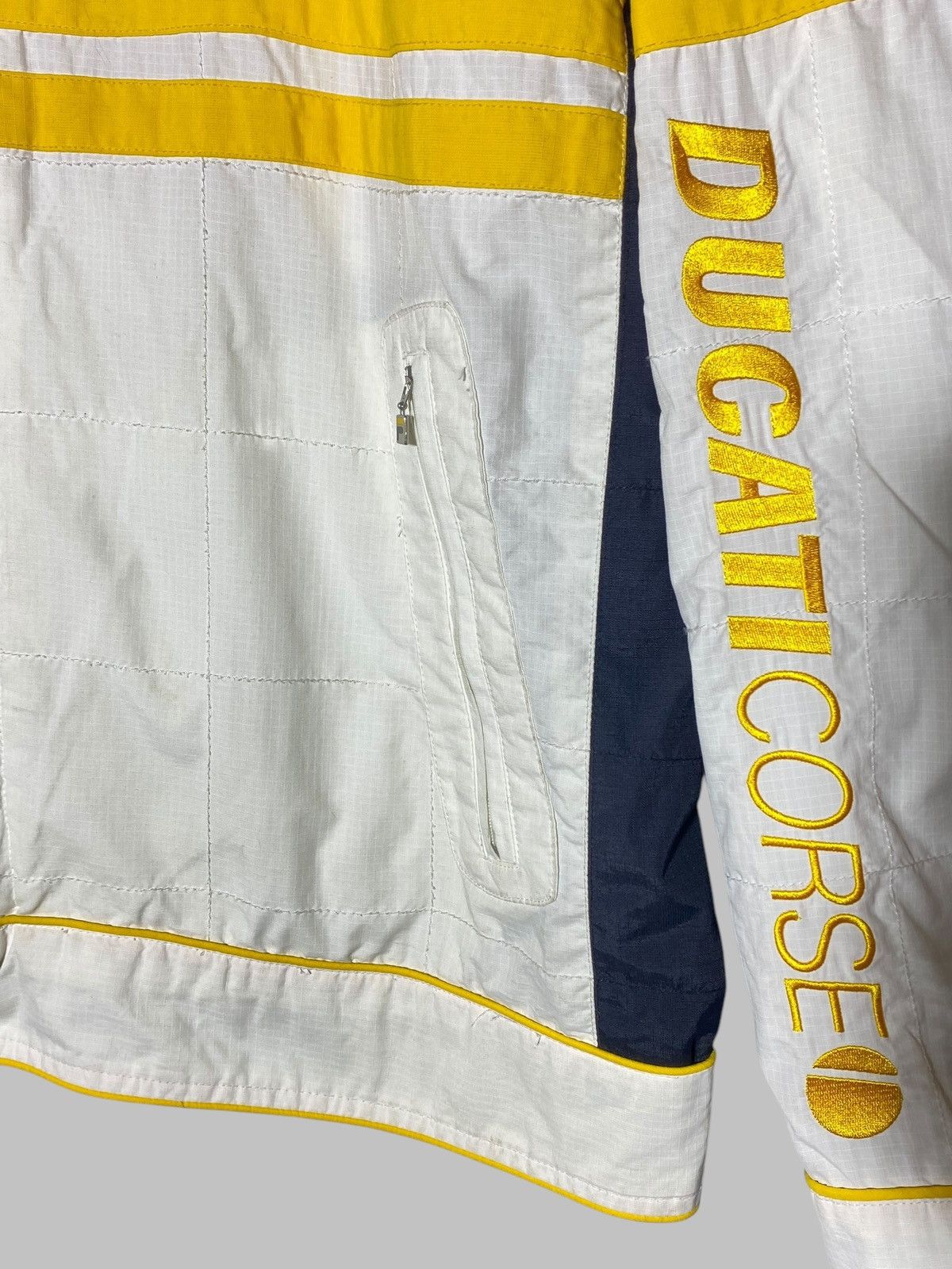 Fila Vintage Y2K Fila Ducati Force Rare Racing Moto Japan Jacket Size US XXL / EU 58 / 5 - 15 Thumbnail