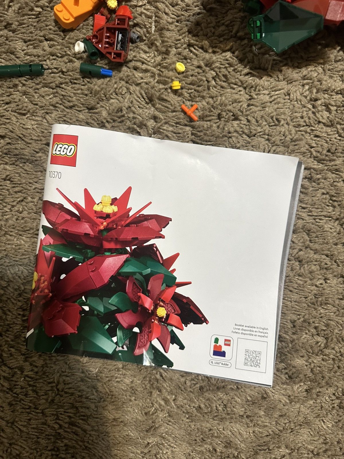 LEGO LEGO Red & Green Poinsettia Floral Set Size ONE SIZE - 8 Thumbnail
