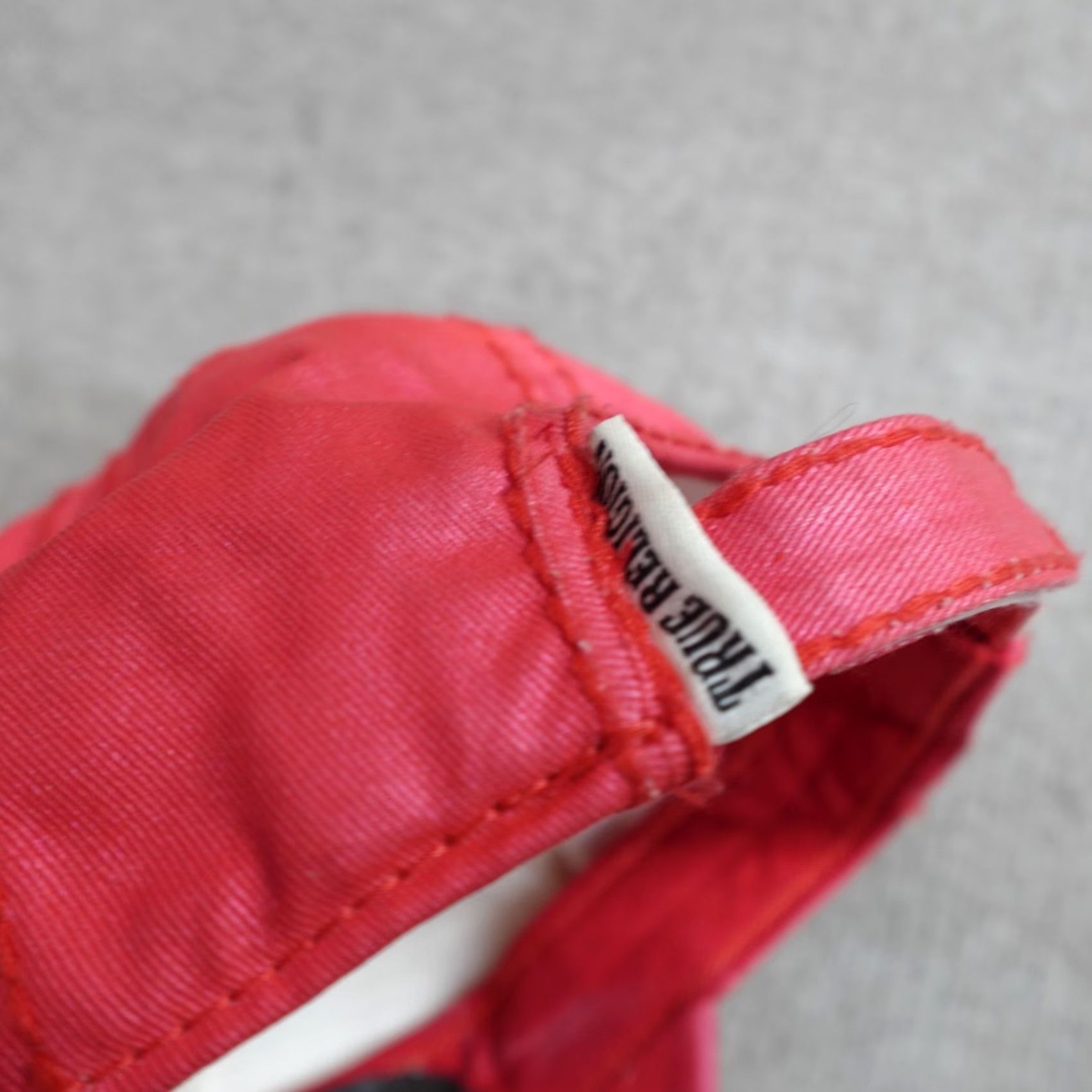 True Religion True Religion Hat Adjustable Red Embroidered Womens Baseball Cap Size ONE SIZE - 3 Thumbnail