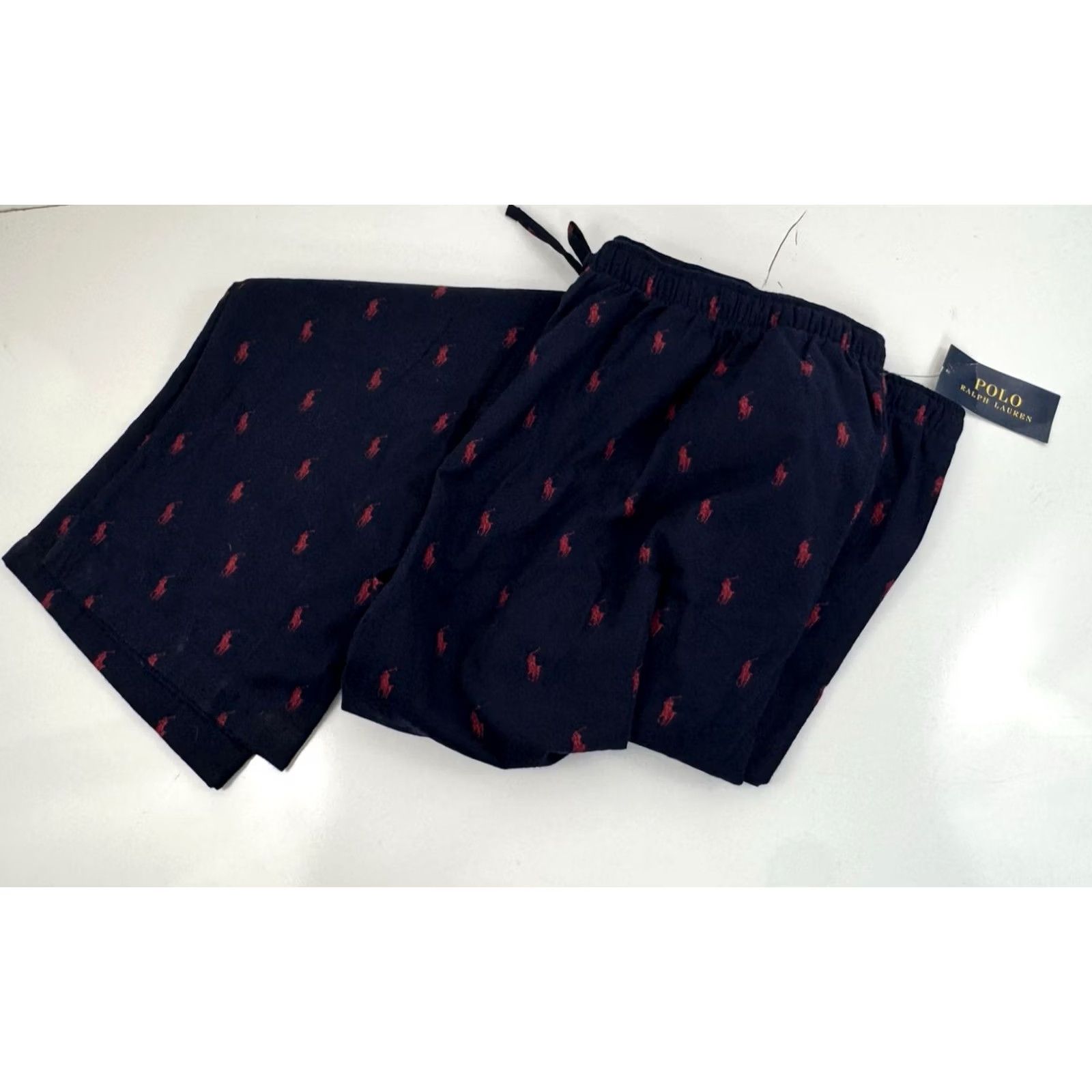 Polo Ralph Lauren Polo Ralph Lauren Pajama Sleep Pants 2XL Logo All Over Drawstring Blue Mens Shirt Pants Nightwear Sleepwear Tag New with Tag Size US XXL / EU 58 / 5 - 2 Thumbnail