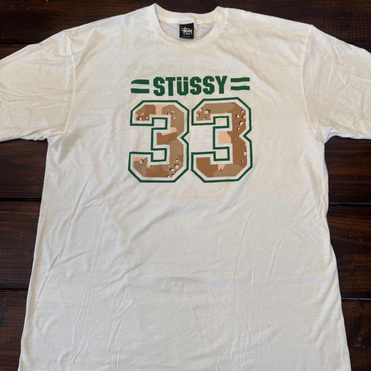 Stussy Vintage Stussy 33/80 Camo Tee Shirt Size US XL / EU 56 / 4 - 2 Thumbnail