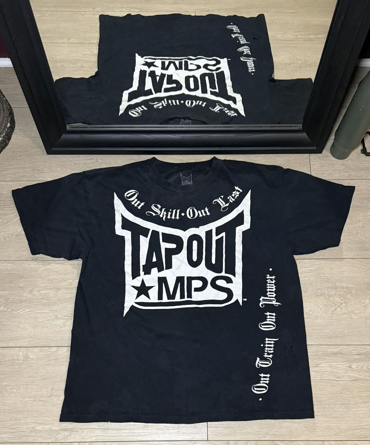 Tapout Y2K 2000s Tapout MPS Out Skill Out Last Out Train Out Power Size US XL / EU 56 / 4 - 1 Thumbnail
