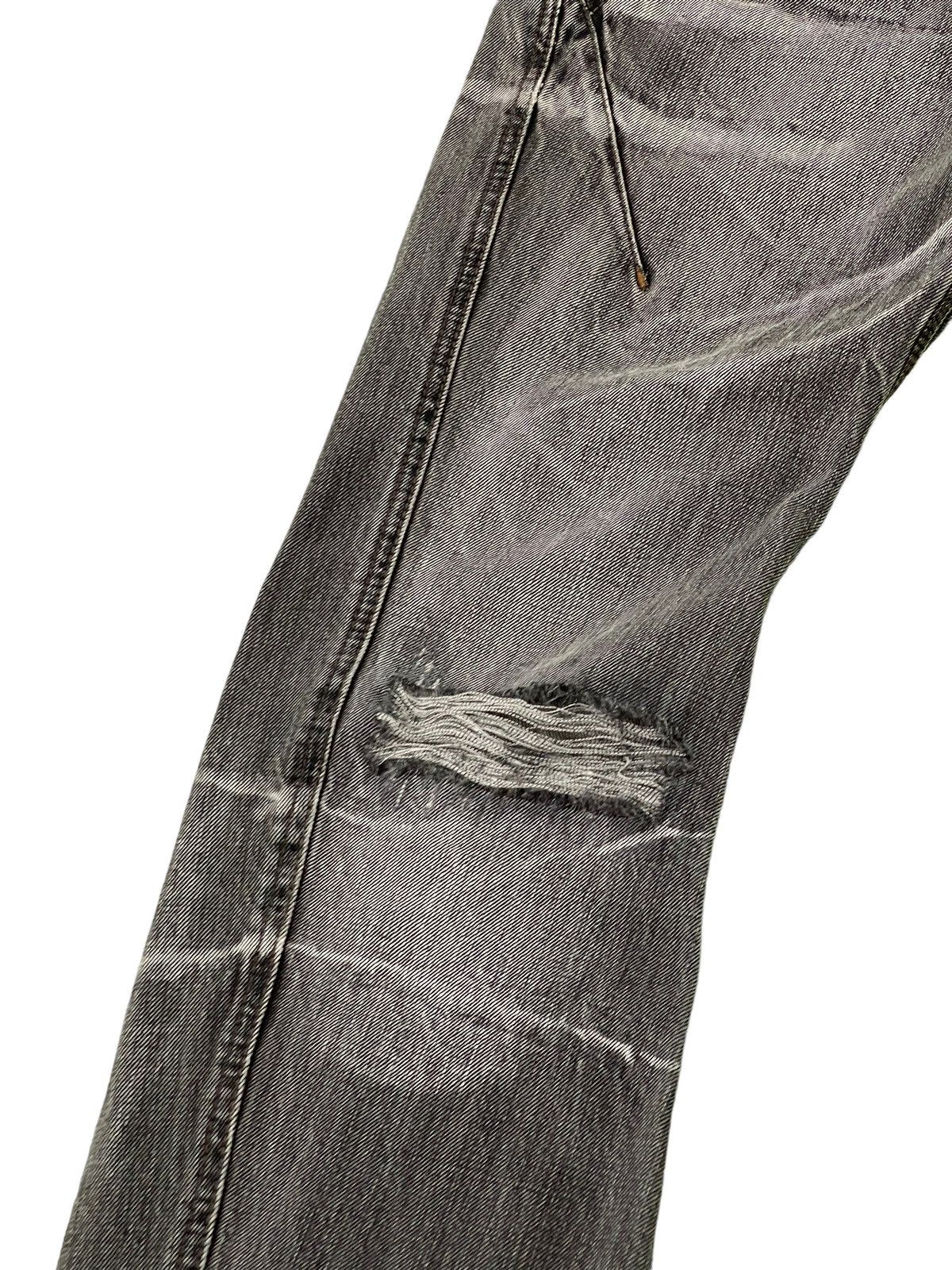 Japanese Brand Flare Jeans Nicole Club Distress Low Rise Boot Cut 6🟦8 Size US 32 / EU 48 - 6 Thumbnail