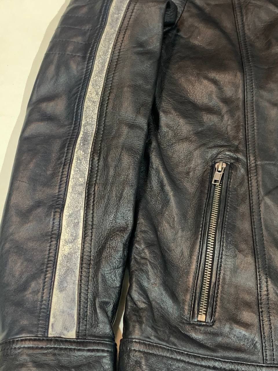 Other Lakeland Leather Racing Biker Jacket Size US L / EU 52-54 / 3 - 8 Thumbnail