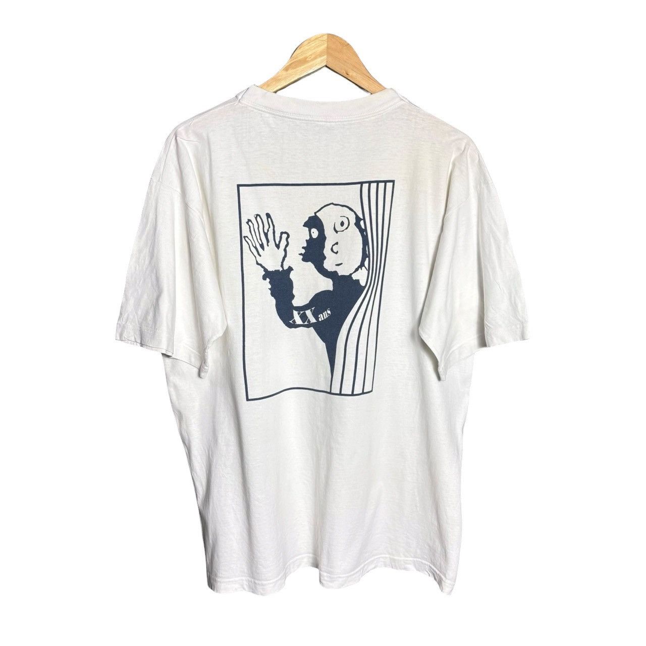 Vintage Vintage 90s Theatre de Nain Jaune Art Graphic T-Shirt Size US XL / EU 56 / 4 - 1 Thumbnail