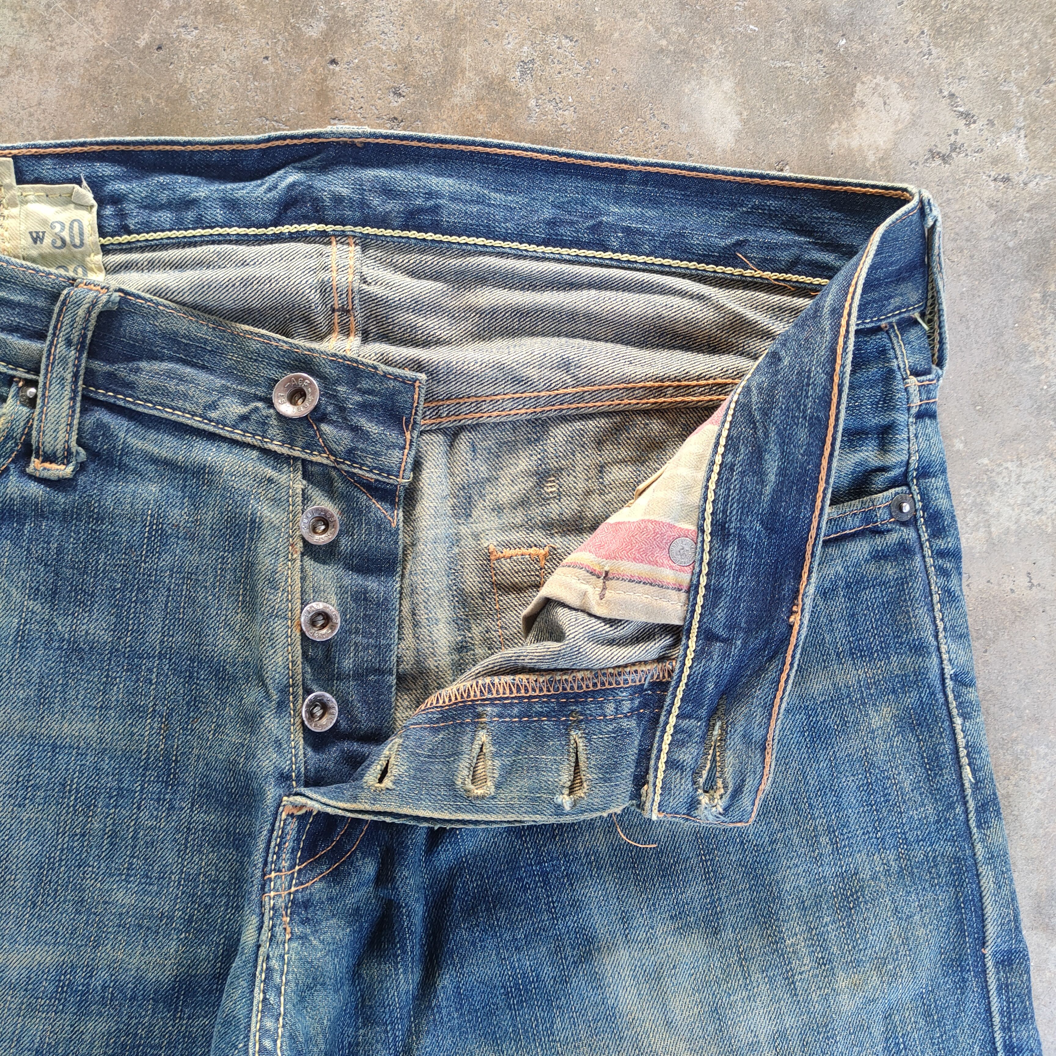 Abercrombie & Fitch VINTAGE ABERCROMBIE FLARE RUSTY FADED JEANS DENIM PANTS Size US 34 / EU 50 - 7 Thumbnail