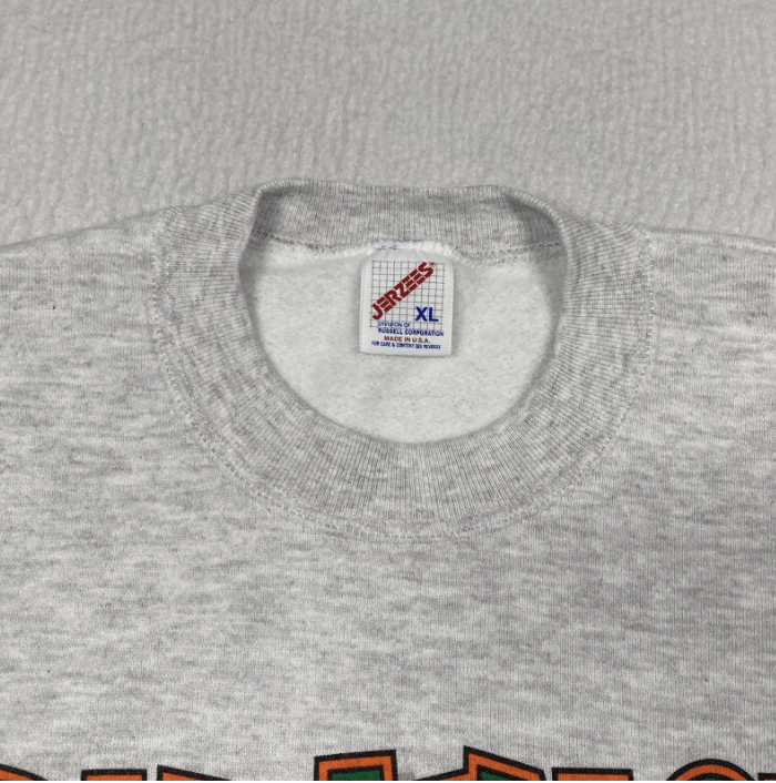 Jerzees Vintage Miami Hurricanes Sweater Mens XL FSU Jerzees Size US XL / EU 56 / 4 - 5 Thumbnail