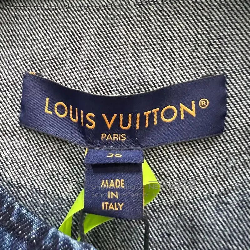 Louis Vuitton Blue Cotton Women's Jacket .
