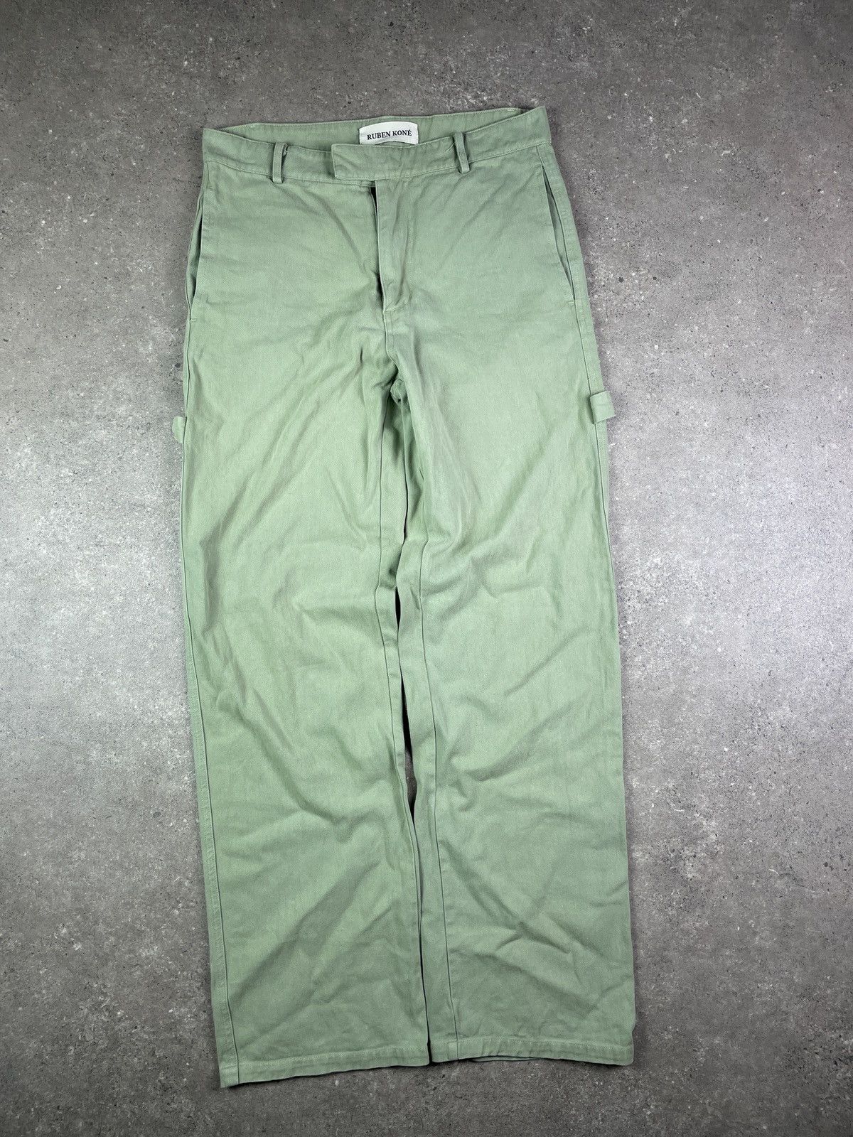 Ruben Kone Ruben Koné Olive Work Pants Size US 34 / EU 50 - 1 Thumbnail