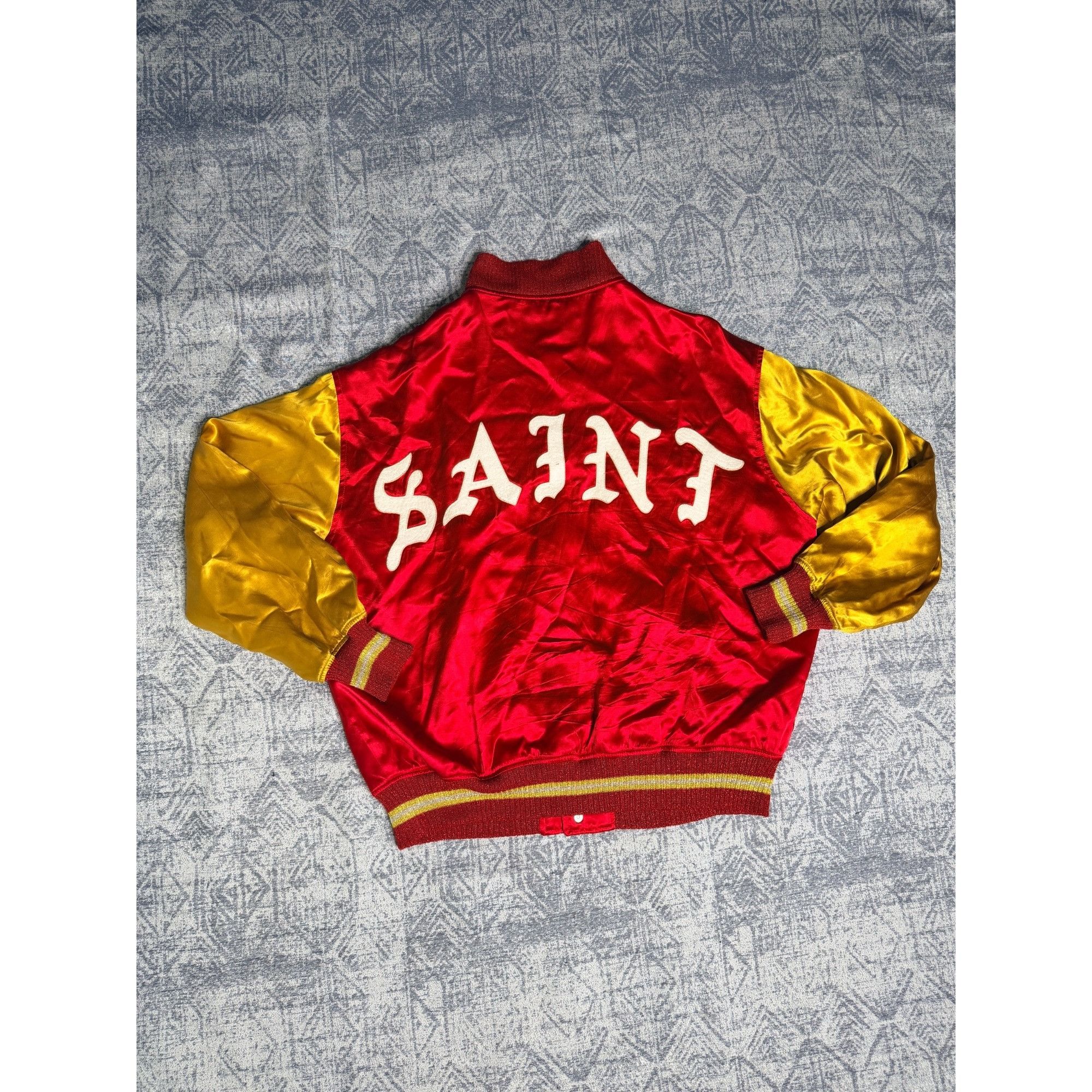 Saint Michael SAINT MICHAEL SAINT VARSITY JACKET Size US L / EU 52-54 / 3 - 6 Thumbnail