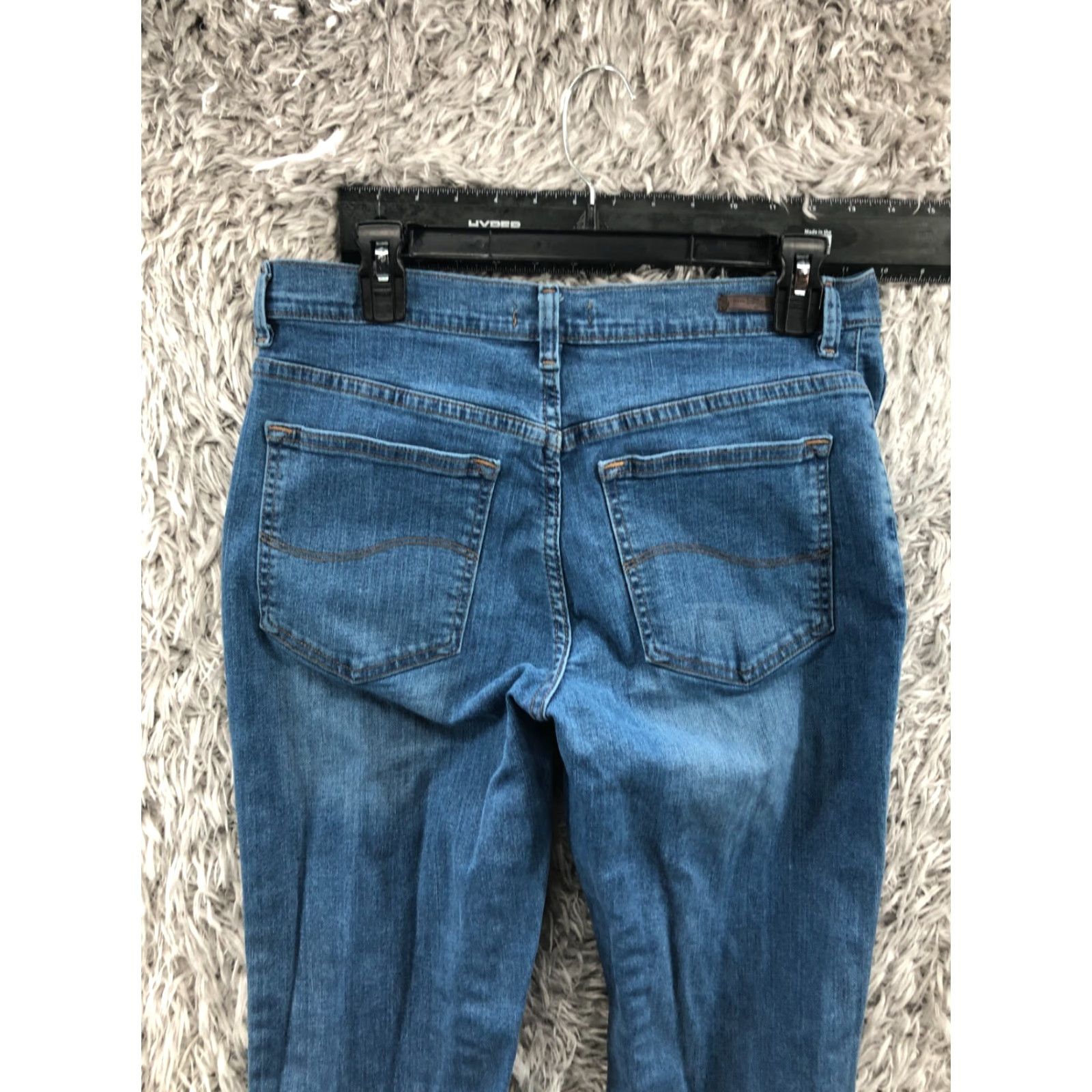 Lee Lee Petite Relaxed Fit Jeans Size 8P Womens Medium Wash Blue Size 30" / US 8 / IT 44 - 6 Thumbnail