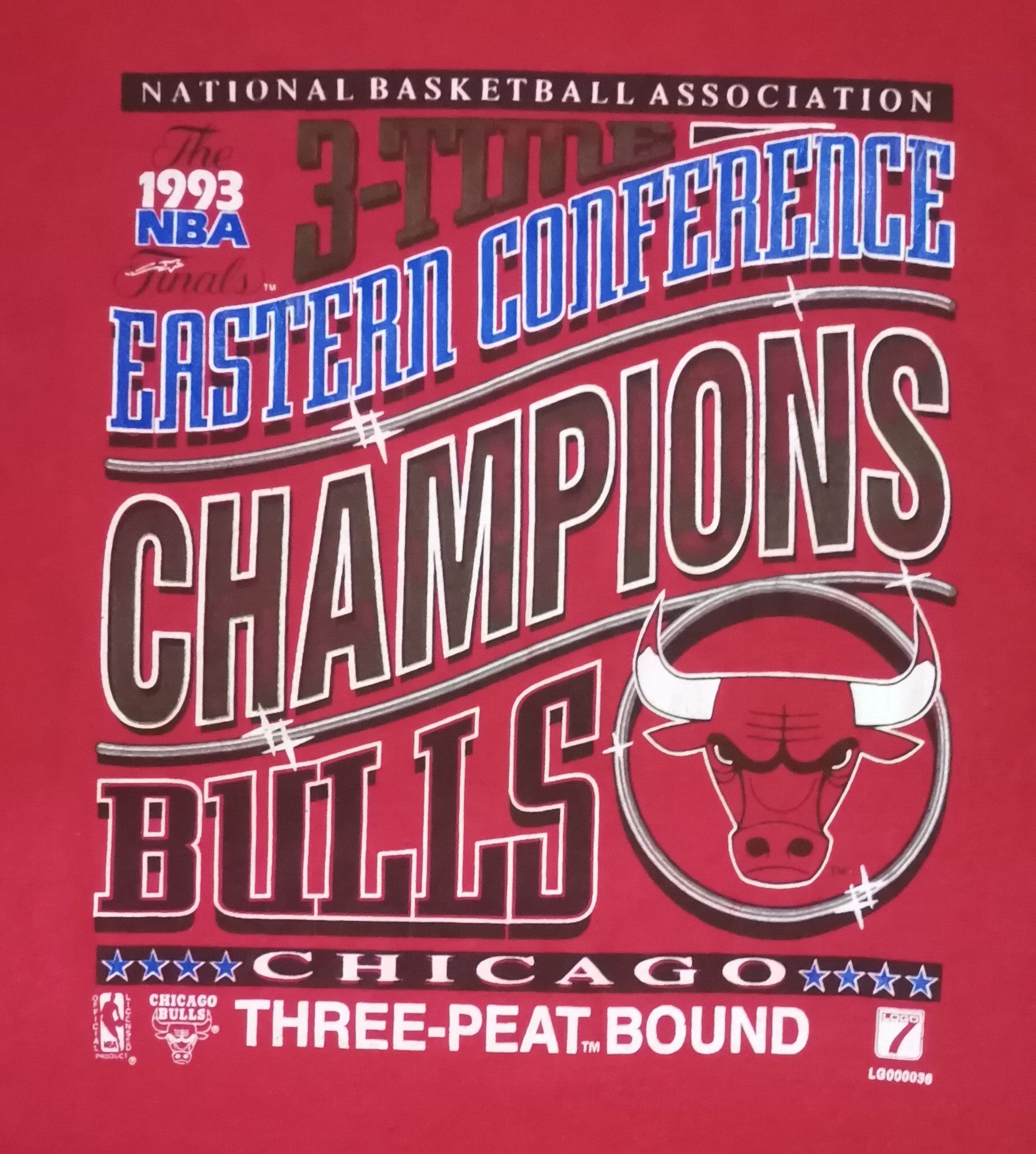 NBA × Vintage Tshirt chicago bulls vintage 90s Size US XL / EU 56 / 4 - 2 Thumbnail