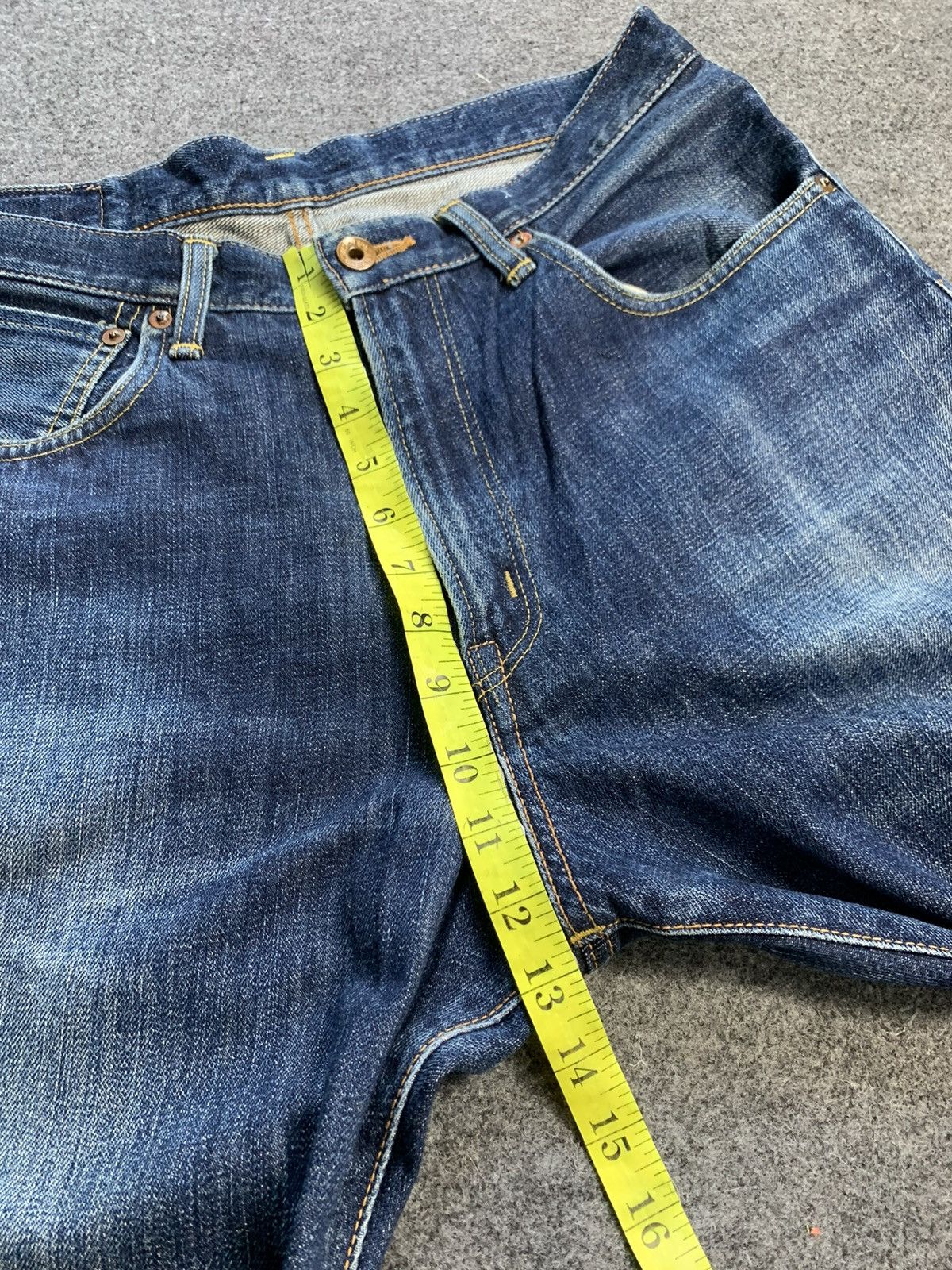 Edwin × Levi's × Vintage edwin selvedge blue jeans pant Size US 32 / EU 48 - 12 Thumbnail