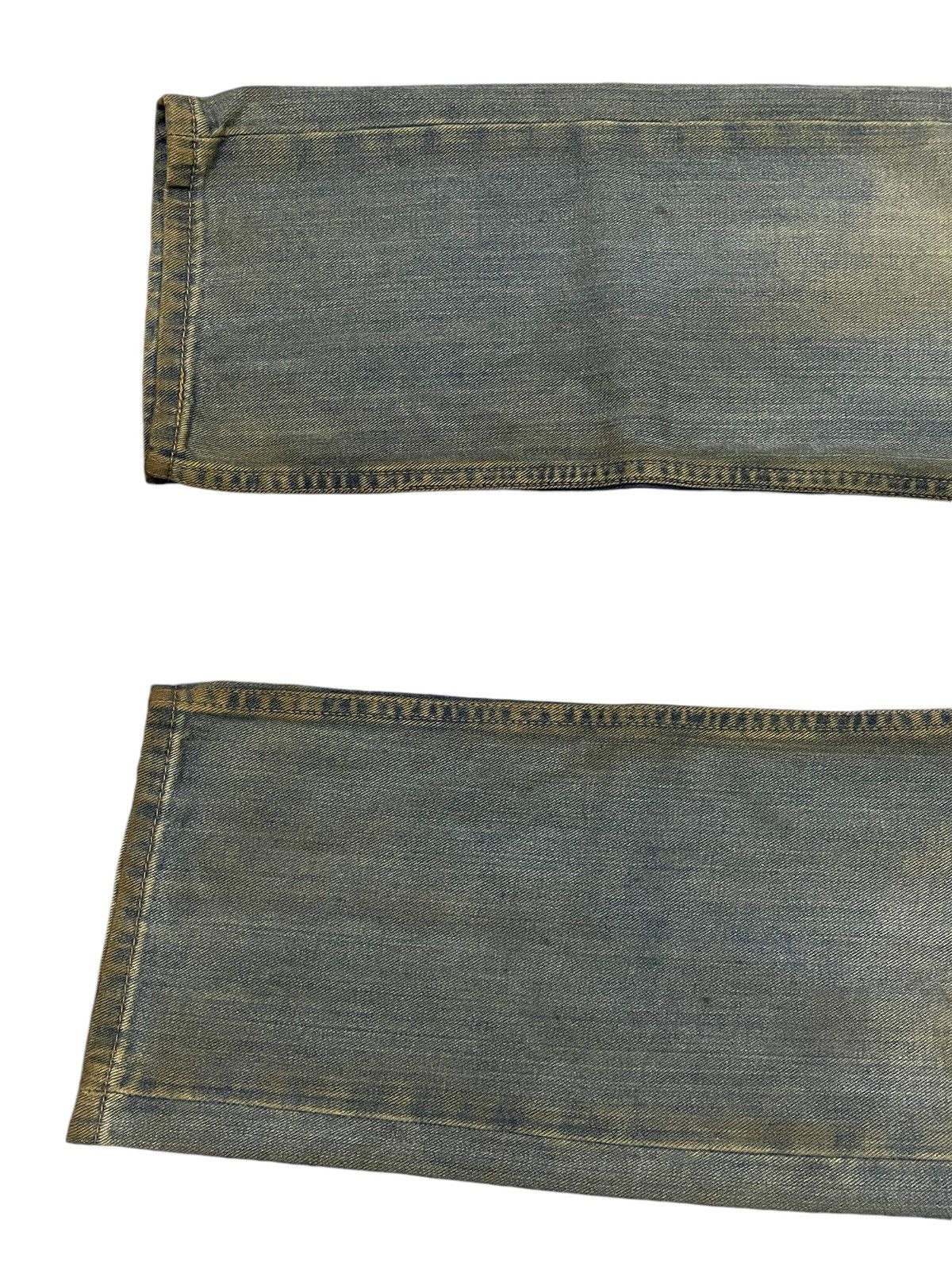 Hysteric Glamour × Levi's × Vintage Vtg Levis 505 Muddy Dirty Wash Blue Loose Jeans Size US 34 / EU 50 - 5 Thumbnail