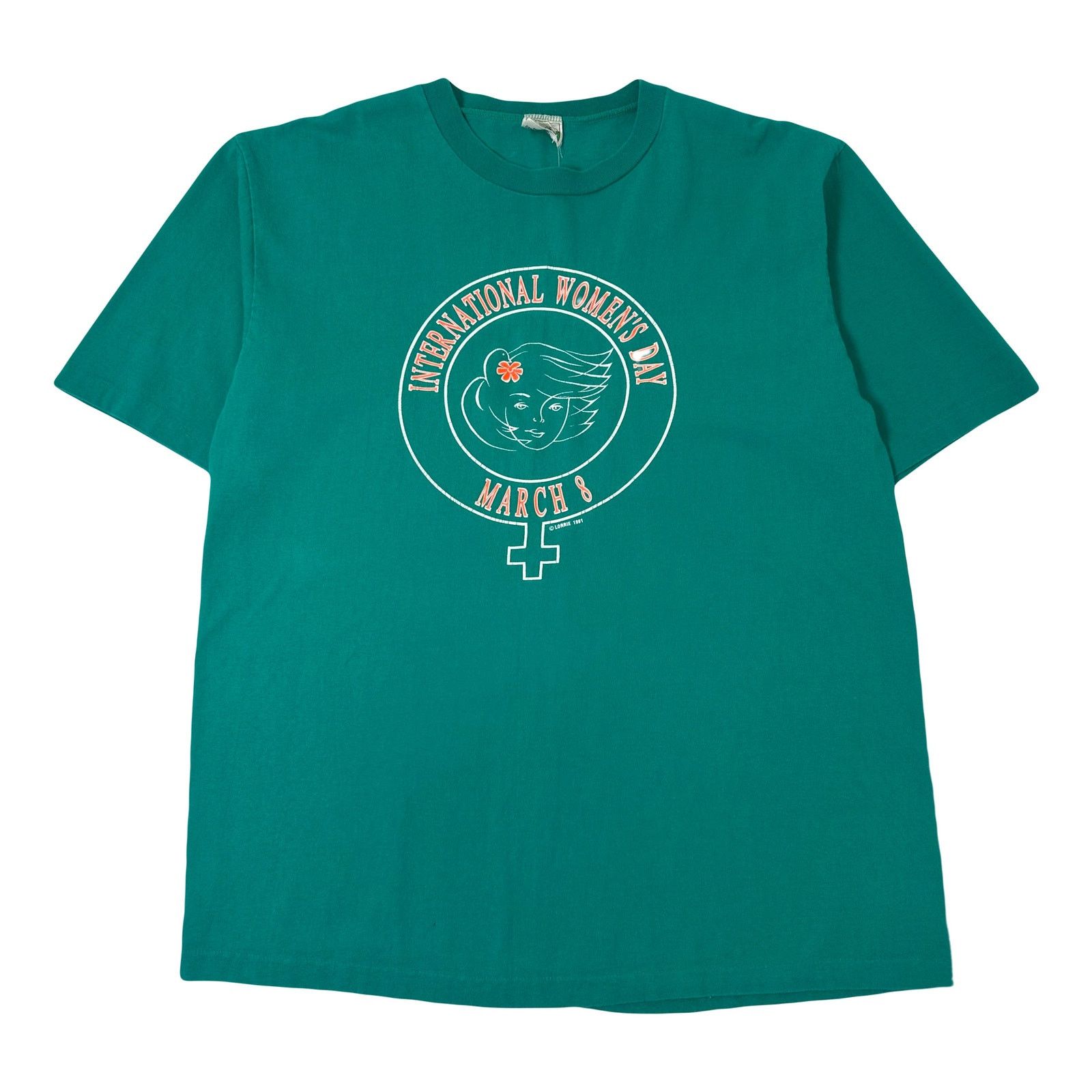 Vintage 1991 International Women's Day March 8 Graphic Tee L Size US L / EU 52-54 / 3 - 1 Thumbnail