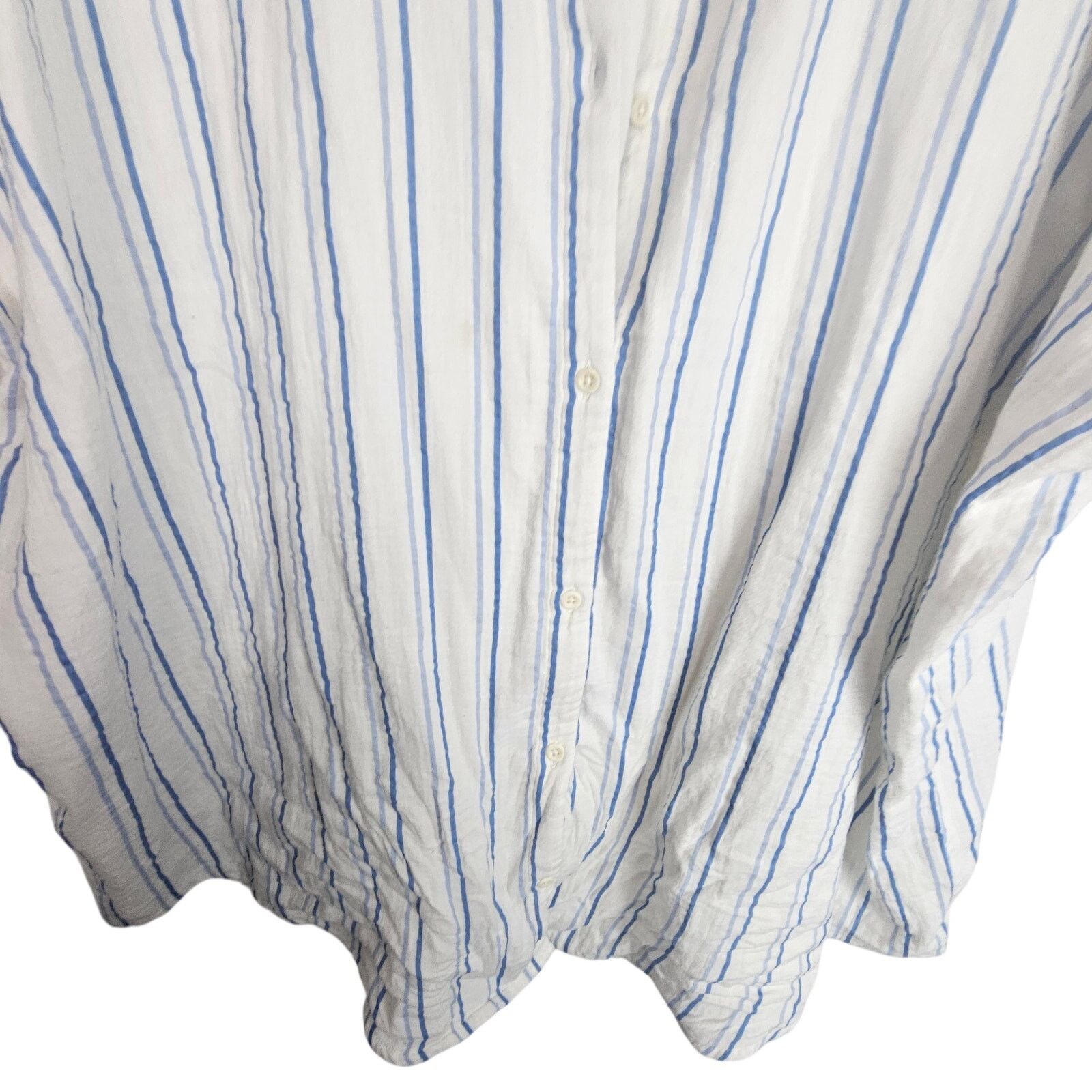 PACCBET Pact Atlantic Stripe Double Gauze Oversized Shirt M/L Size L / US 10 / IT 46 - 3 Thumbnail