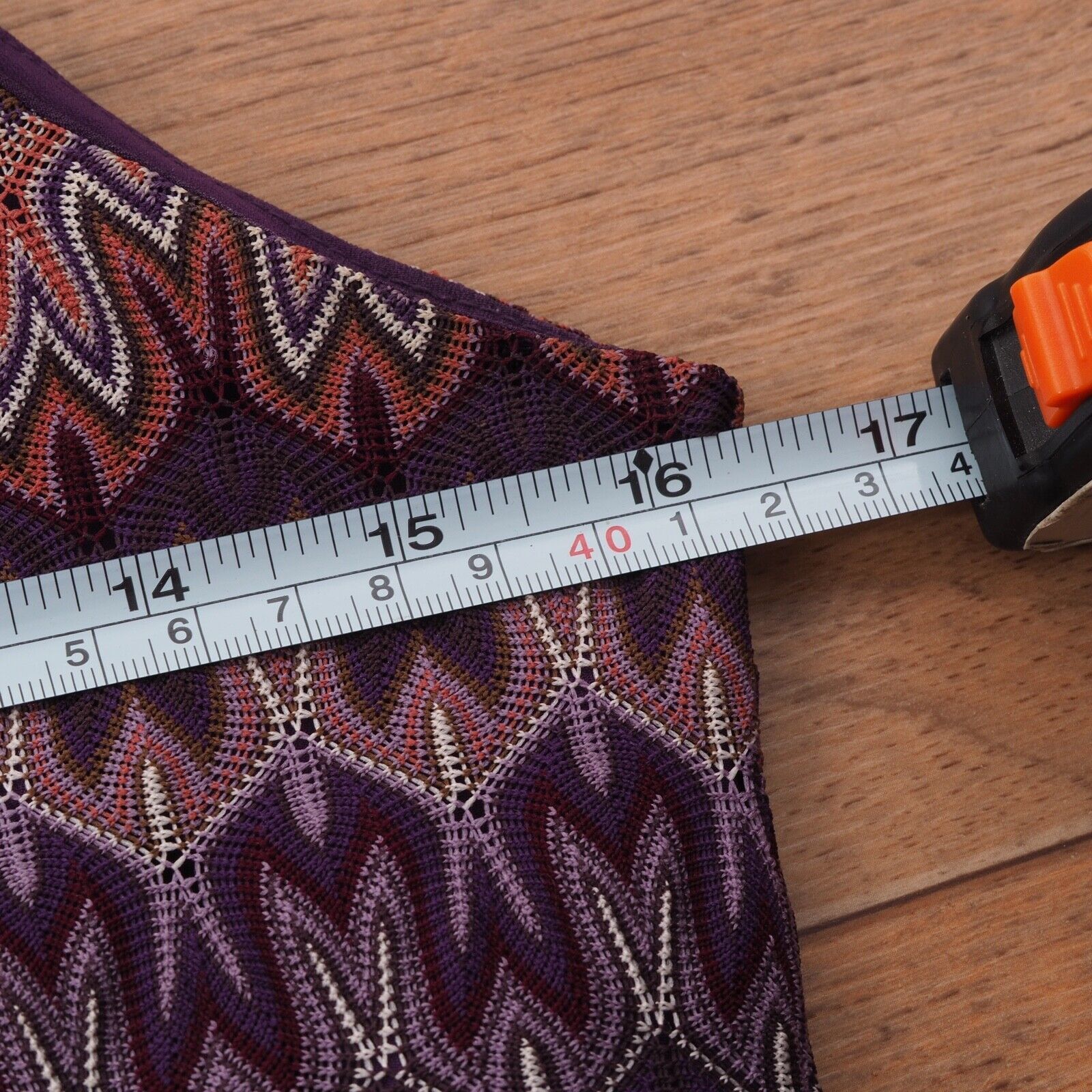 Missoni MISSONI Lindex Multicolor Sleeveless Purple Dress Size XS / US 0-2 / IT 36-38 - 6 Thumbnail