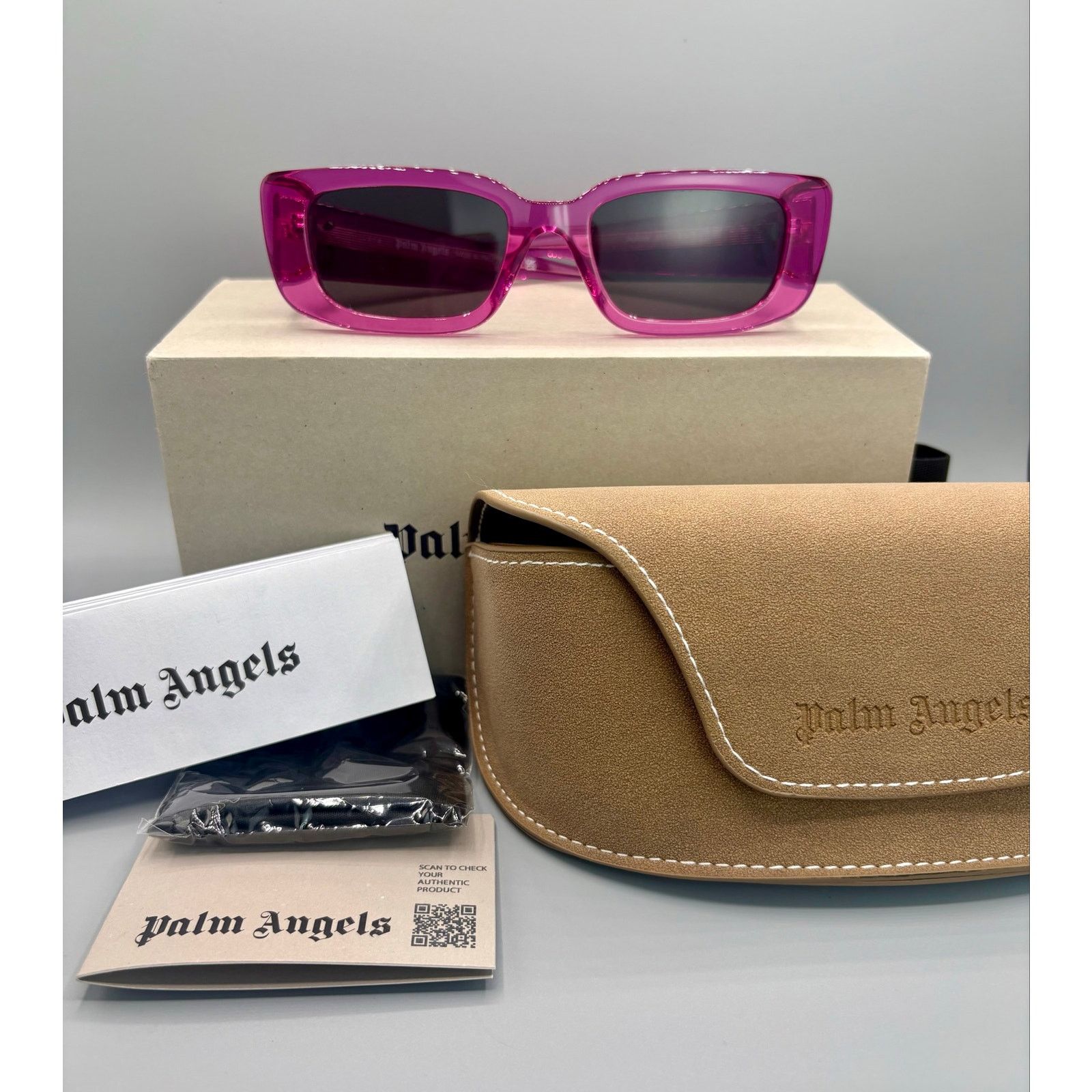 Palm Angels Palm Angels Yosemite Pink Luxury Sunglasses - New In Box Size ONE SIZE - 1 Thumbnail