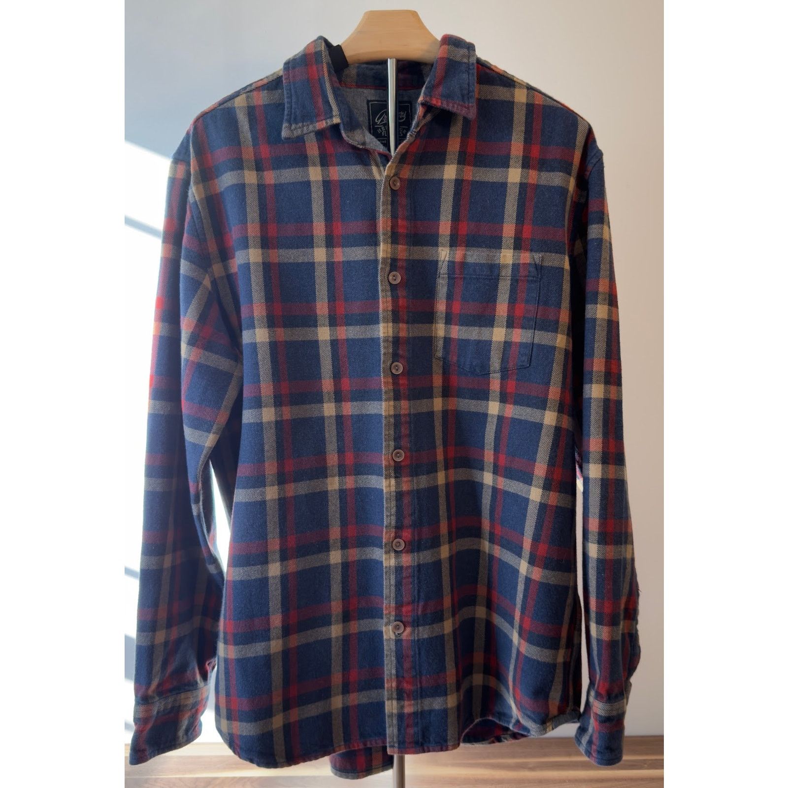 Grayers Grayers Heritage Blue Red Plaid Flannel Button Up Large Size US L / EU 52-54 / 3 - 1 Thumbnail