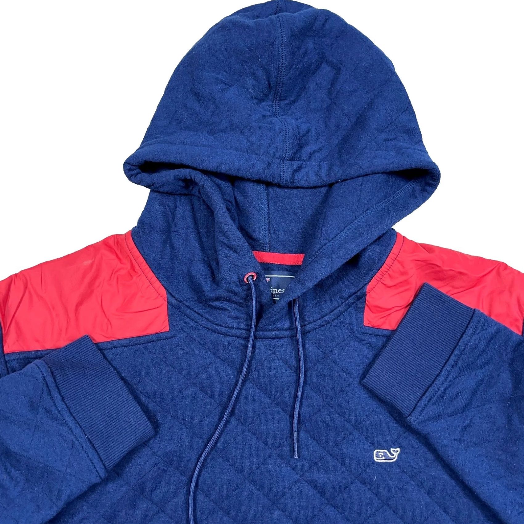 Vineyard Vines Vineyard Vines Hoodie Men Large Blue Red Quilted Sweatshirt Pullover Size US L / EU 52-54 / 3 - 2 Thumbnail