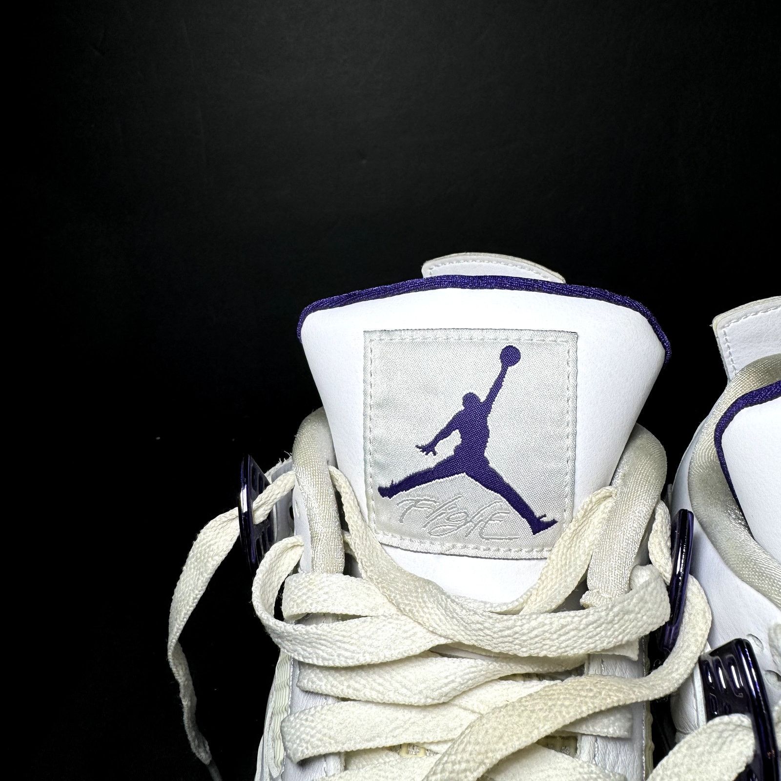 Jordan Brand × Nike Size 9.5 - Air Jordan 4 Retro Purple Metallic Men's Shoes Size US 9.5 / EU 42-43 - 5 Thumbnail