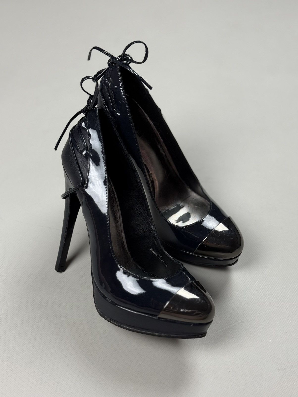 Just Cavalli Roberto Just Cavalli Ladies Pump Heels Patent Leather Size US 8 / IT 38 - 11 Thumbnail