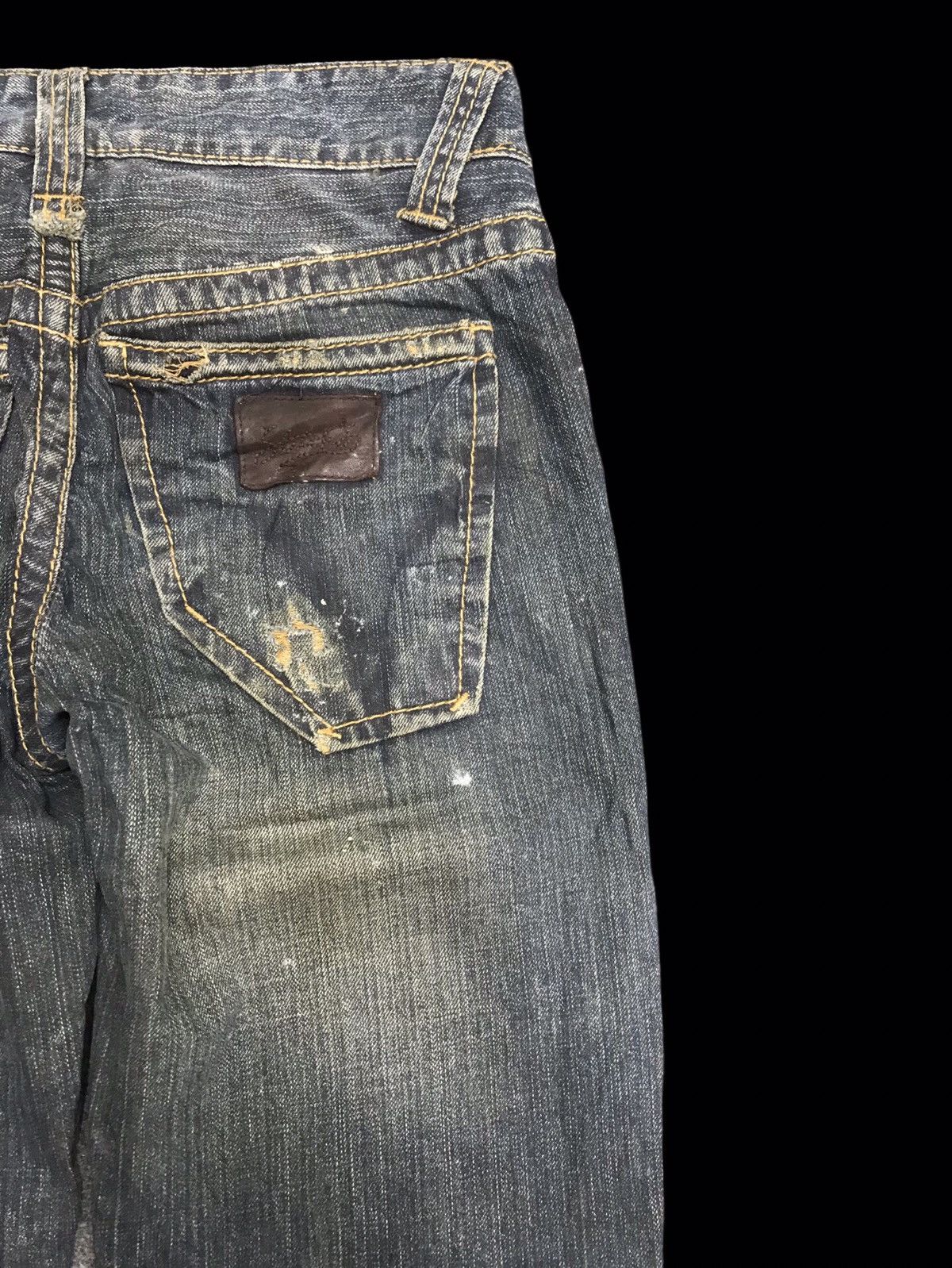 Seditionaries 💥90s Style💥Stitch Rusty Wash Distressed Denim F126 Size US 31 - 11 Thumbnail