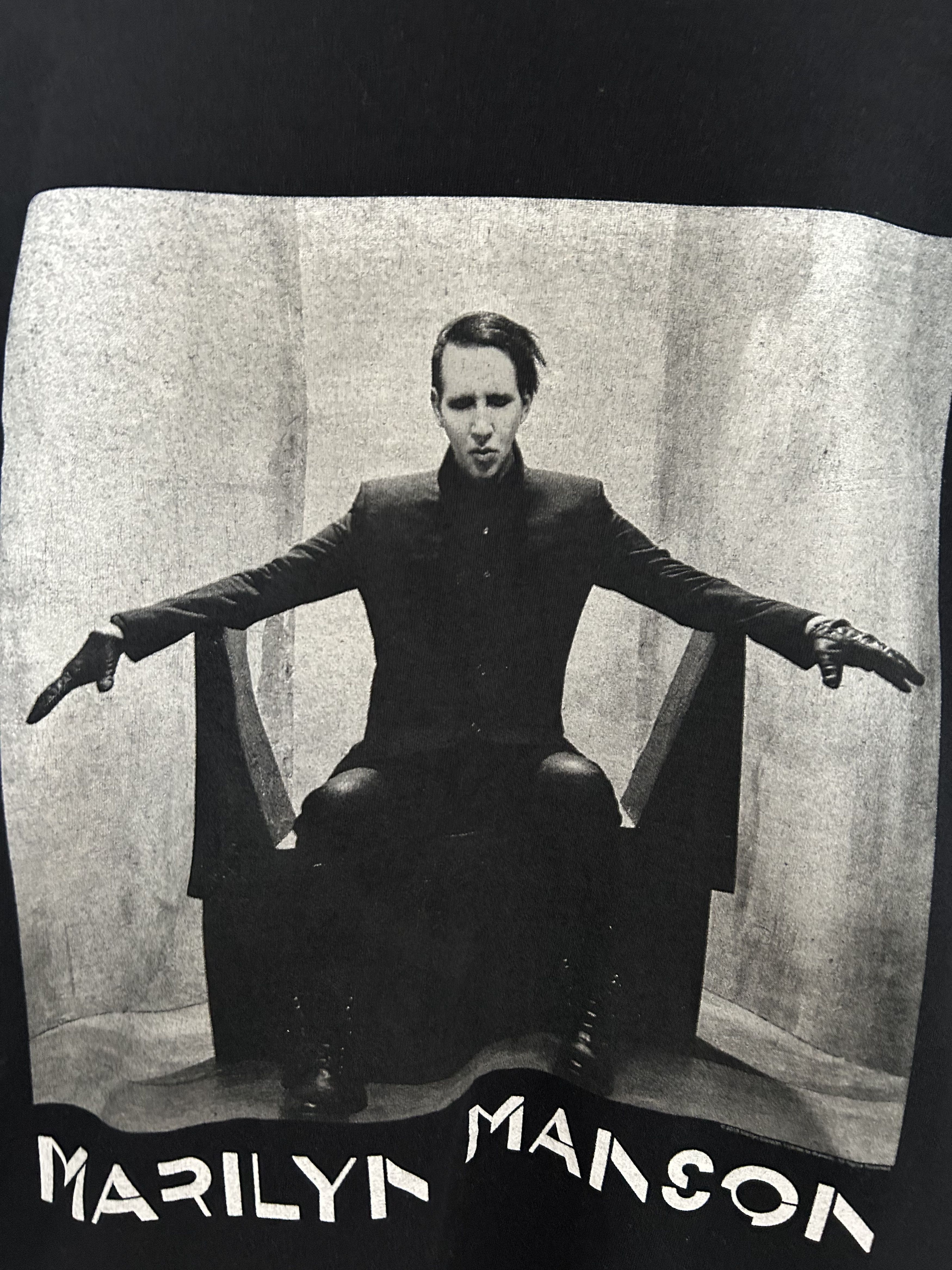 Gildan Marilyn Manson 2015 T-shirt Size US M / EU 48-50 / 2 - 2 Thumbnail