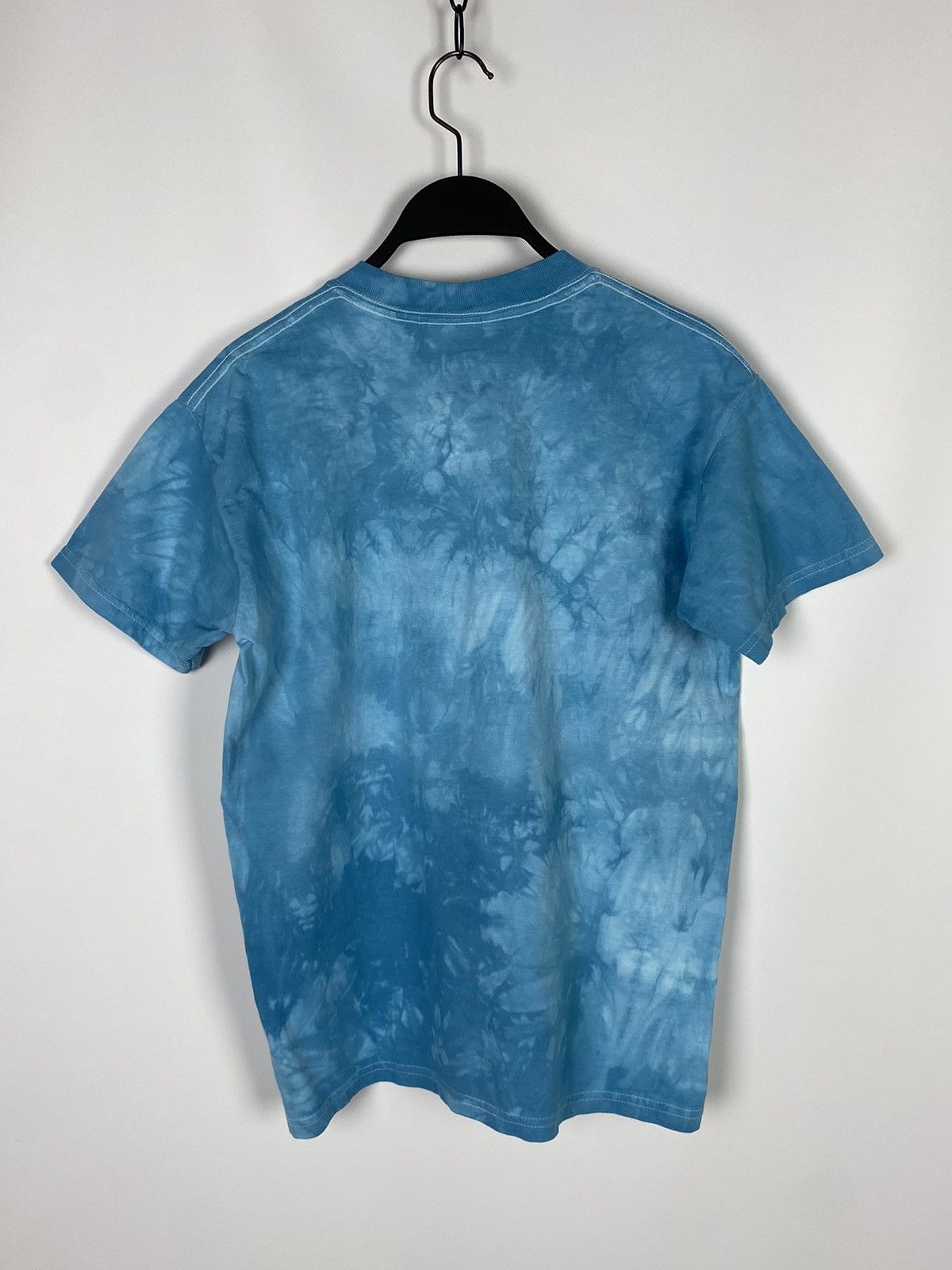 Other 1990’s Vintage Gildan Indigo Blue Tie Dye Blank Tee Size US S / EU 44-46 / 1 - 4 Thumbnail